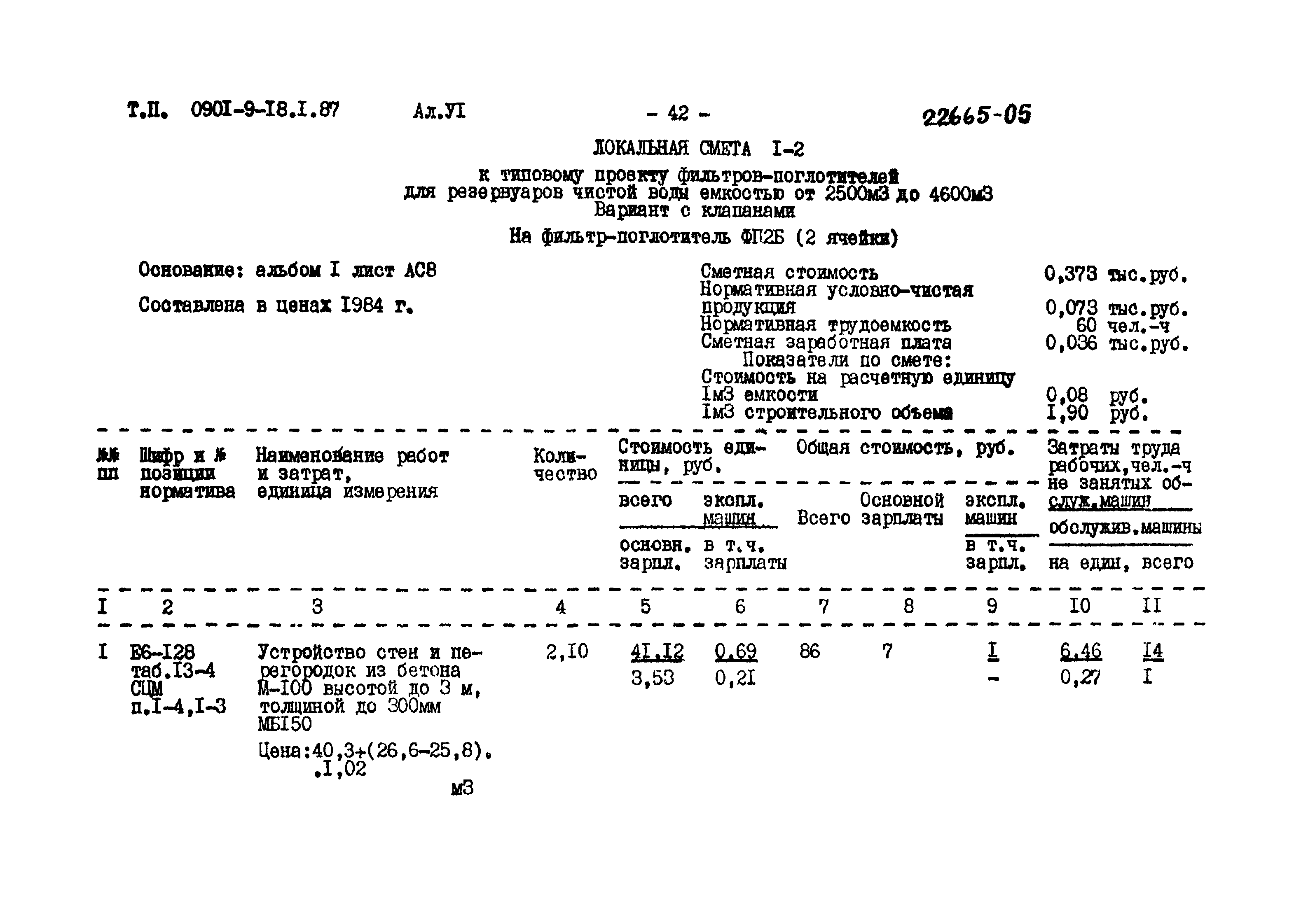 Типовой проект 0901-9-18.1.87