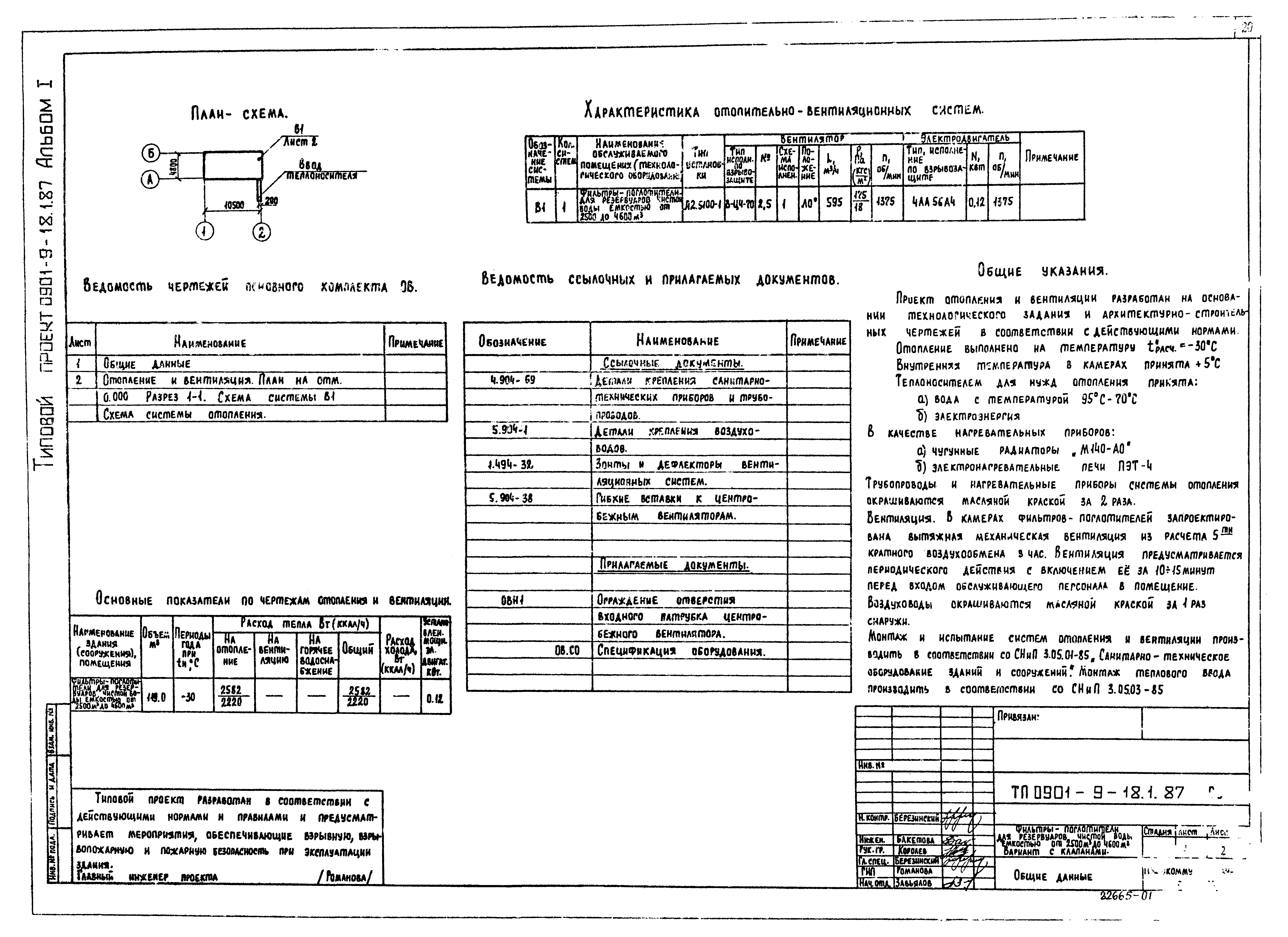 Типовой проект 0901-9-18.1.87