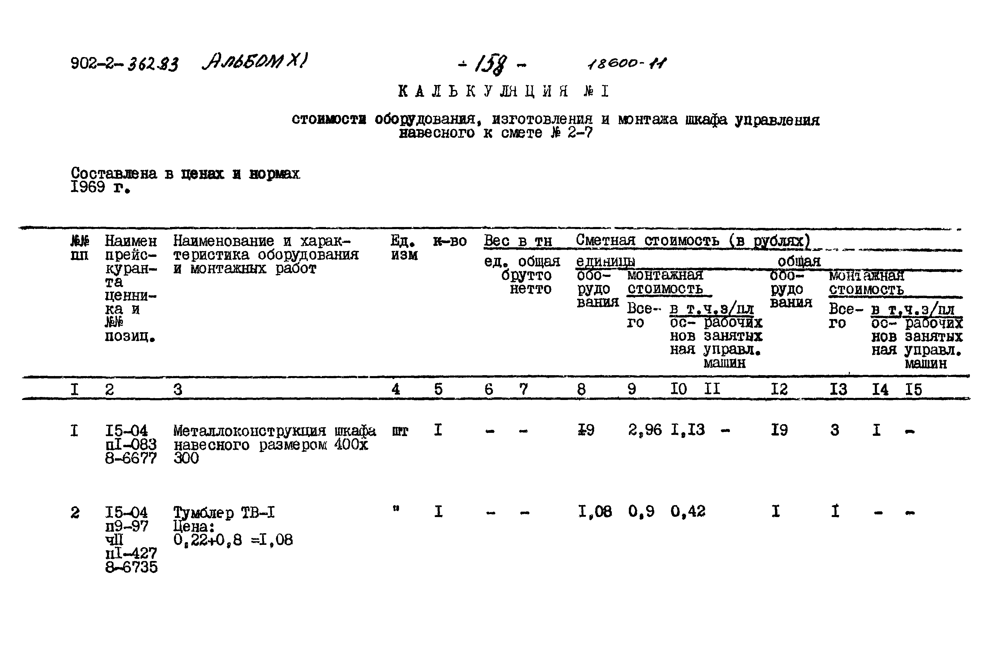 Типовой проект 902-2-362.83