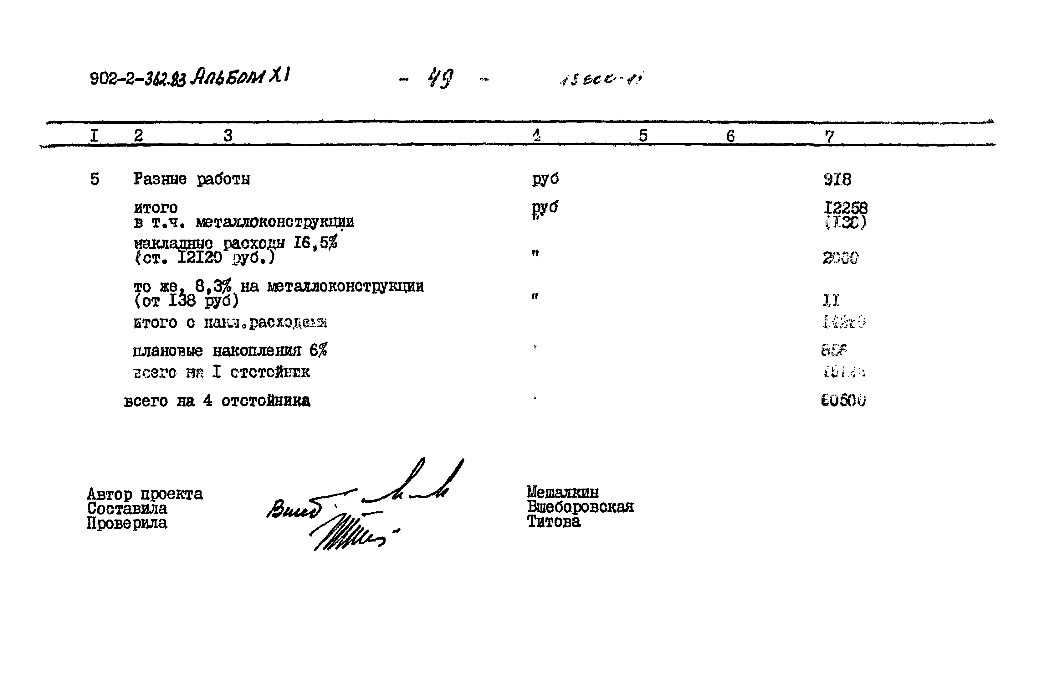 Типовой проект 902-2-362.83