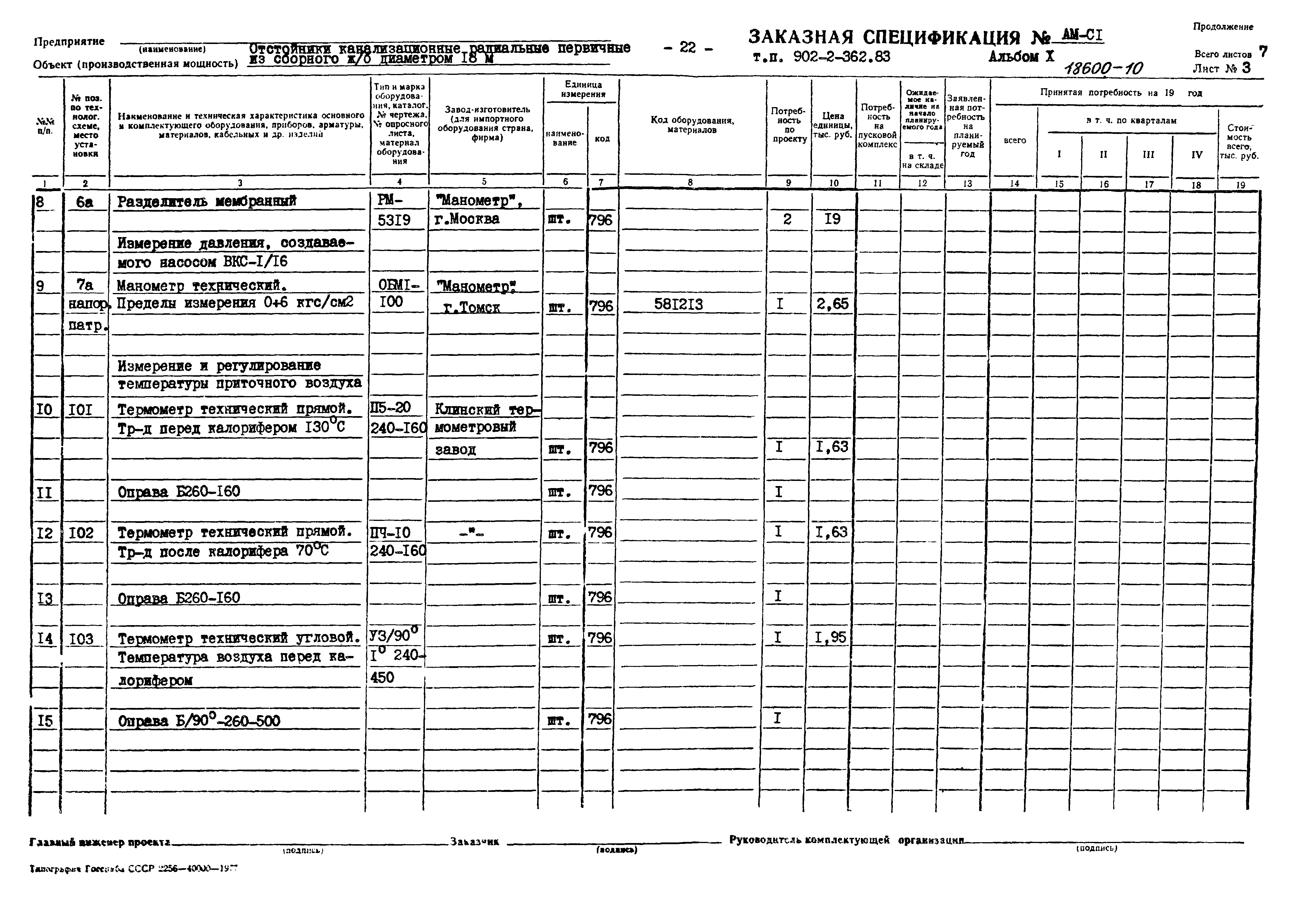 Типовой проект 902-2-362.83