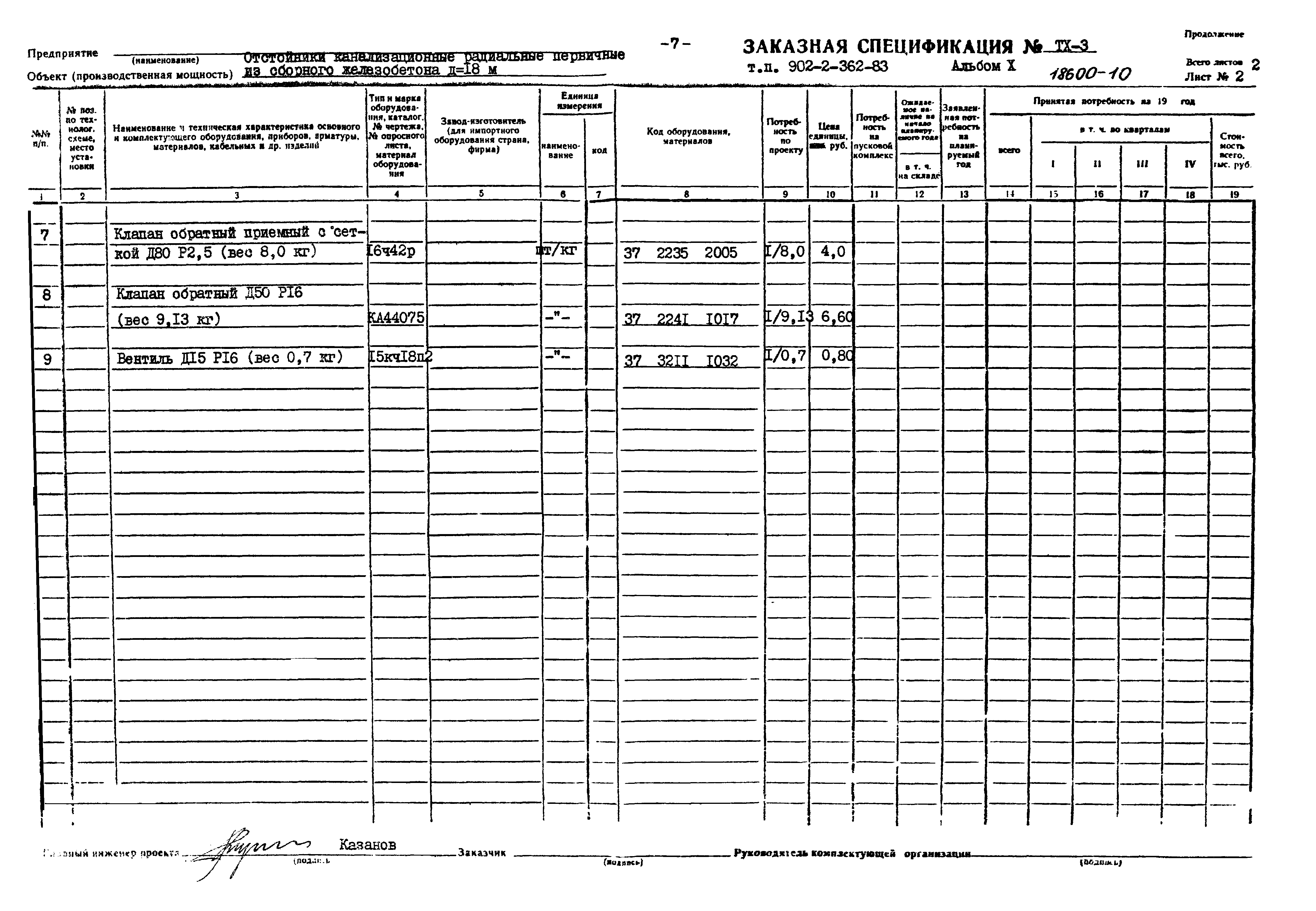 Типовой проект 902-2-362.83