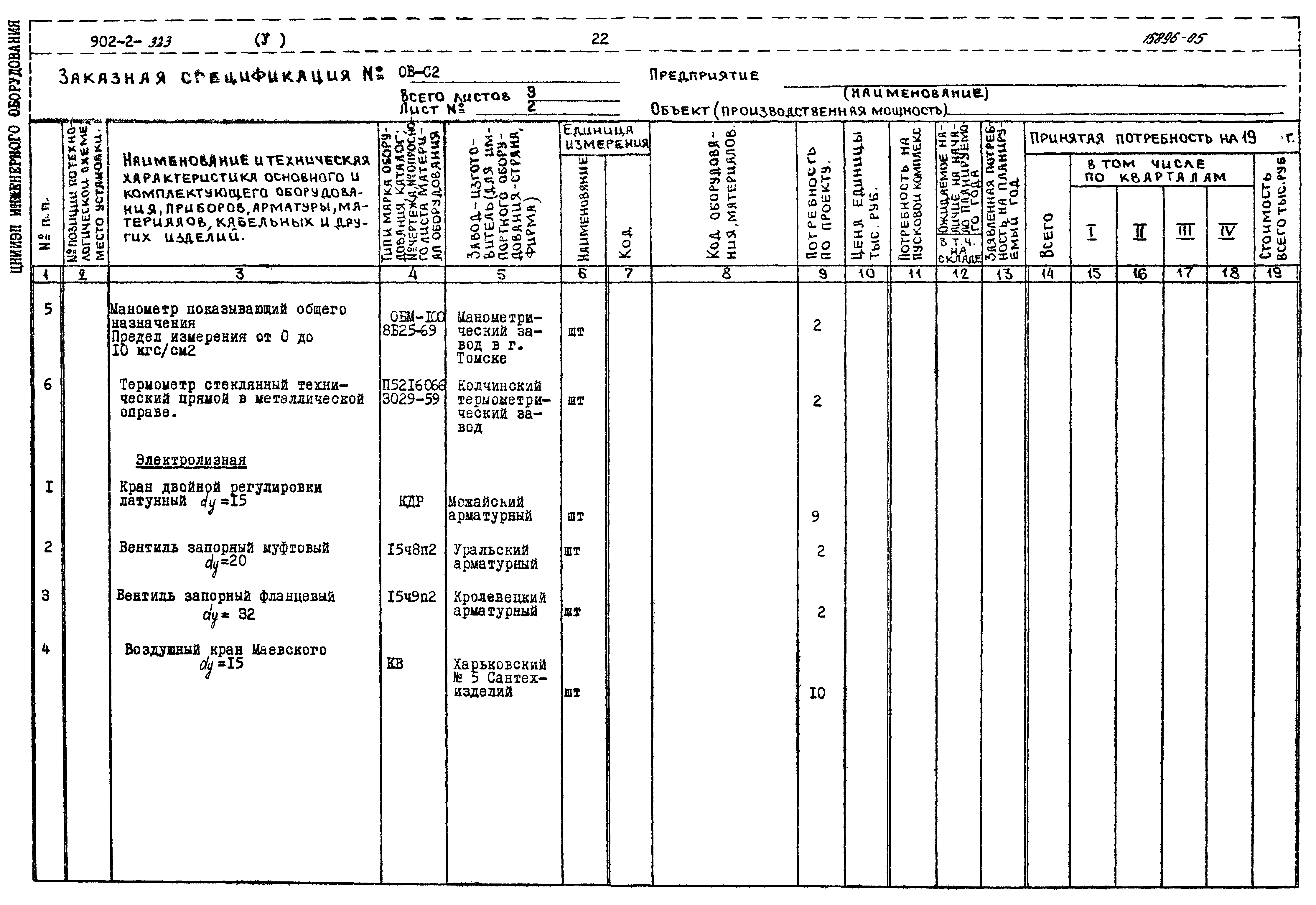 Типовой проект 902-2-322