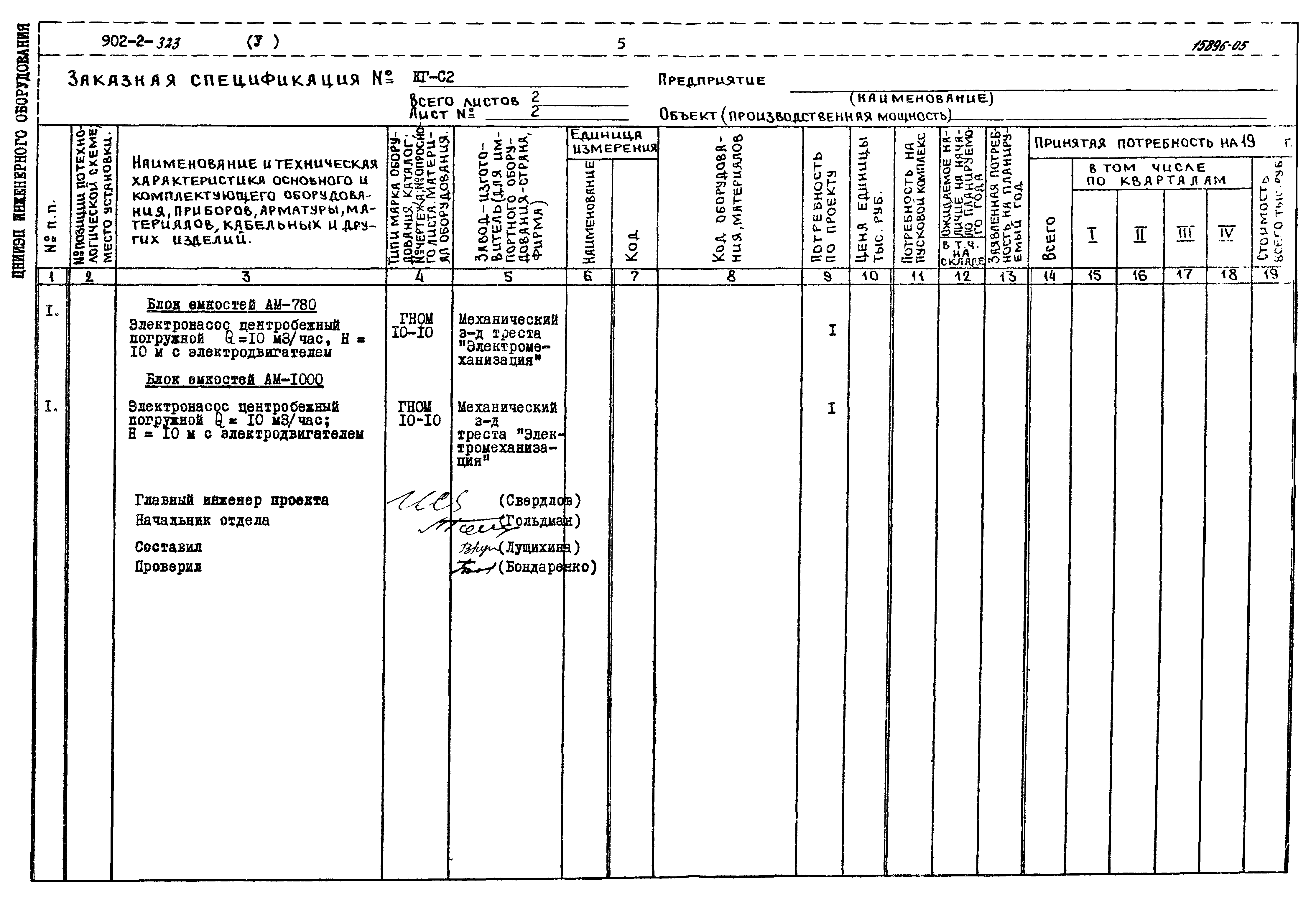 Типовой проект 902-2-322