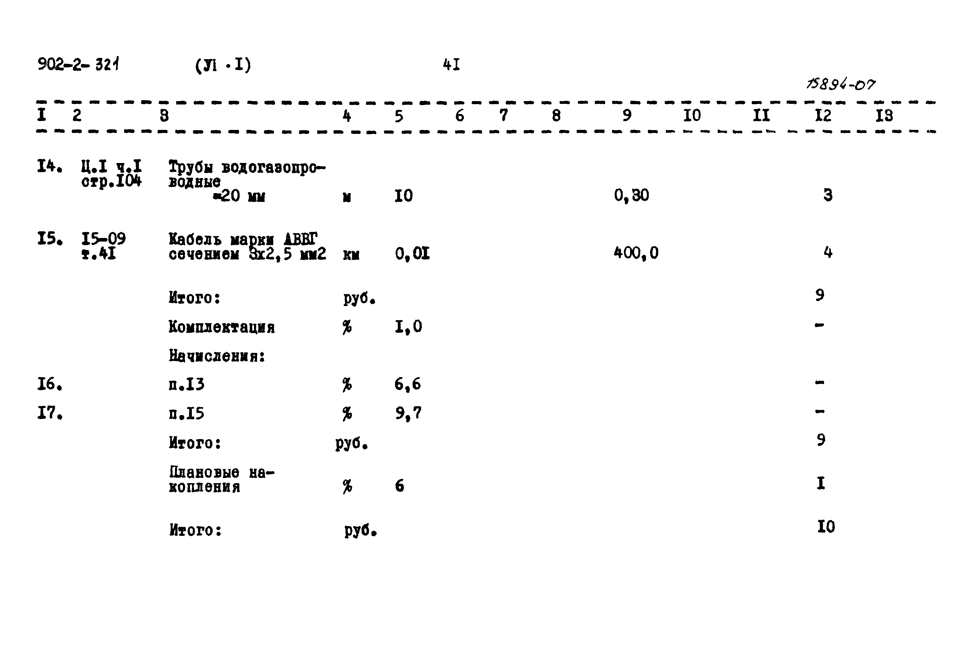Типовой проект 902-2-321