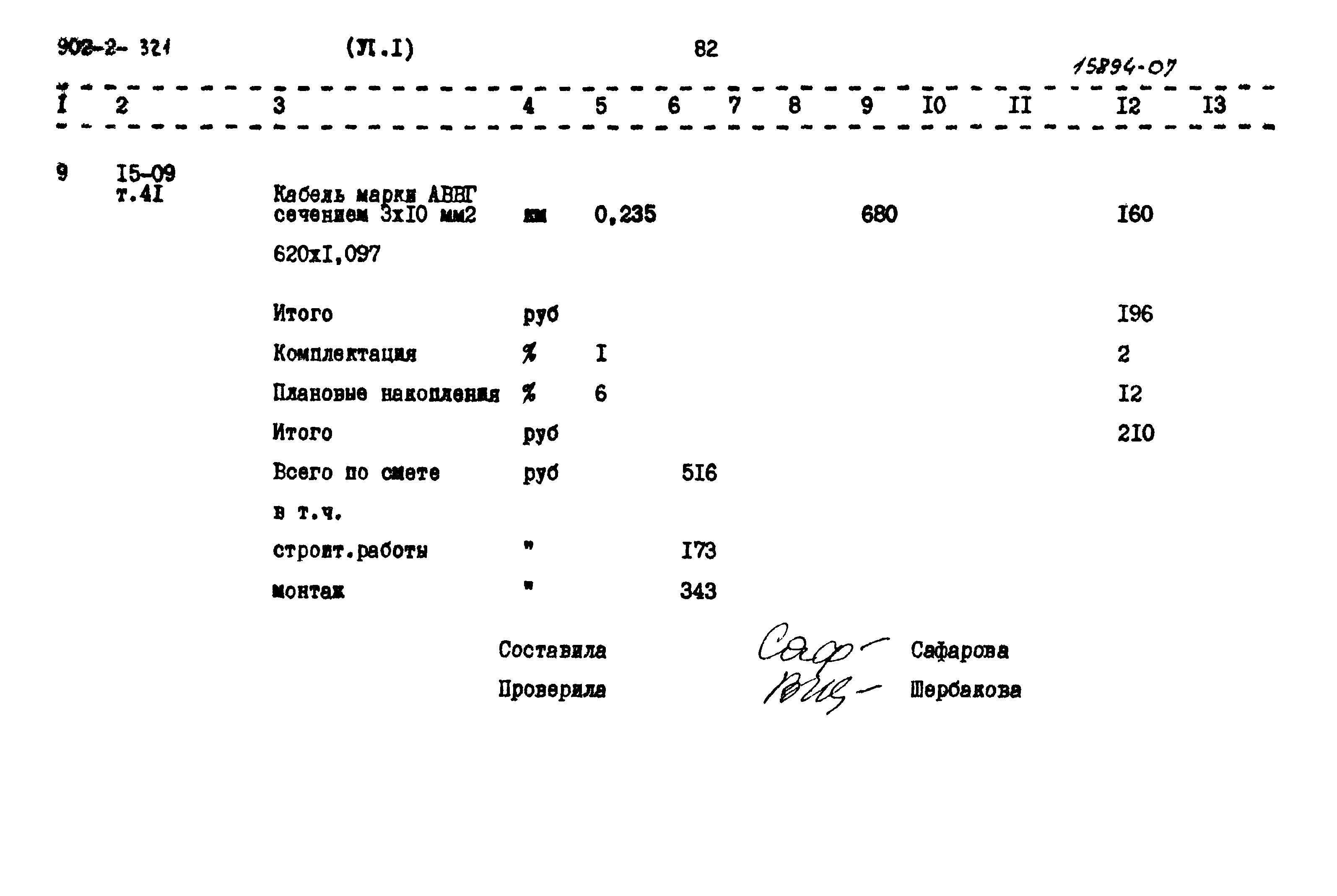 Типовой проект 902-2-321