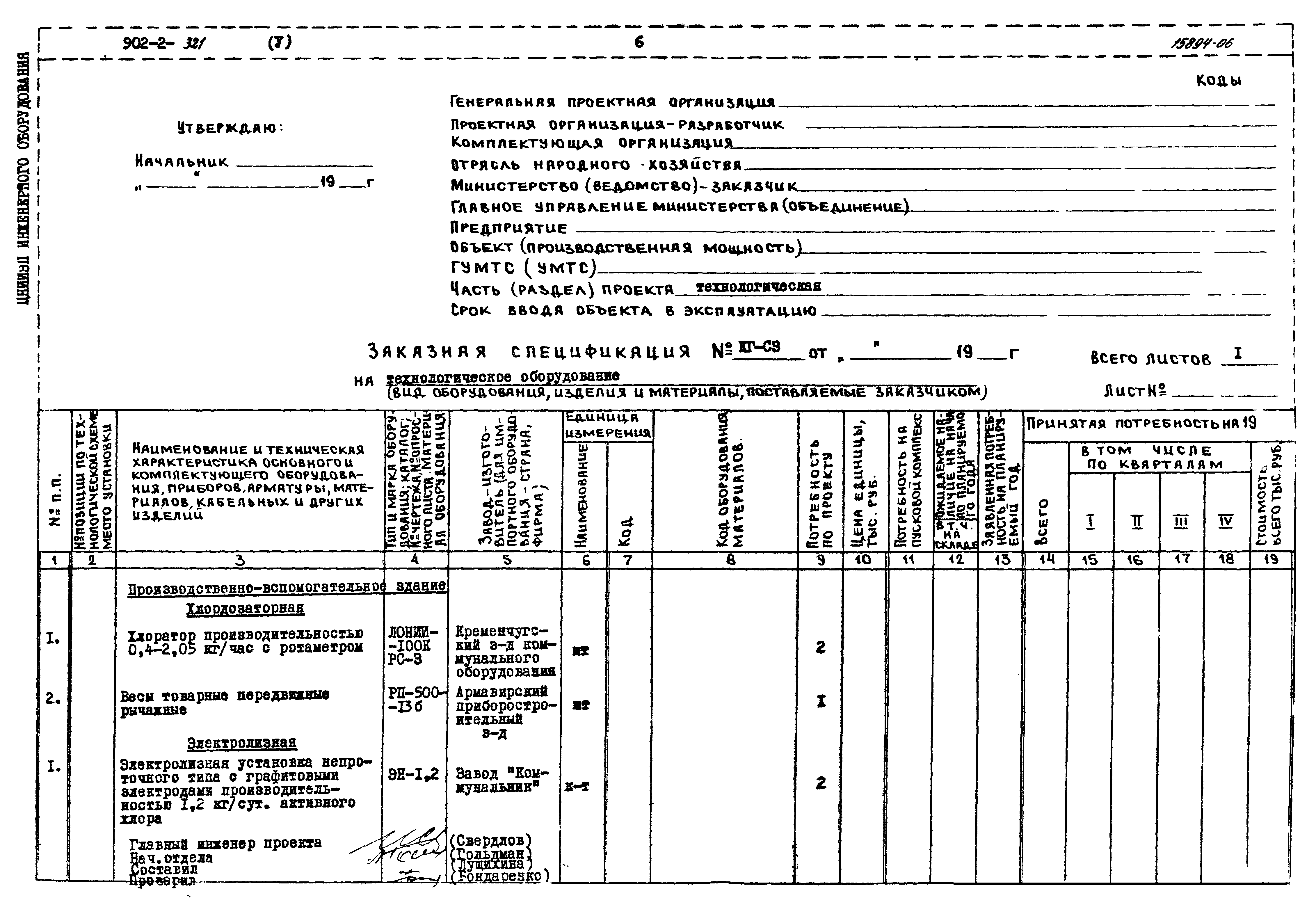 Типовой проект 902-2-321