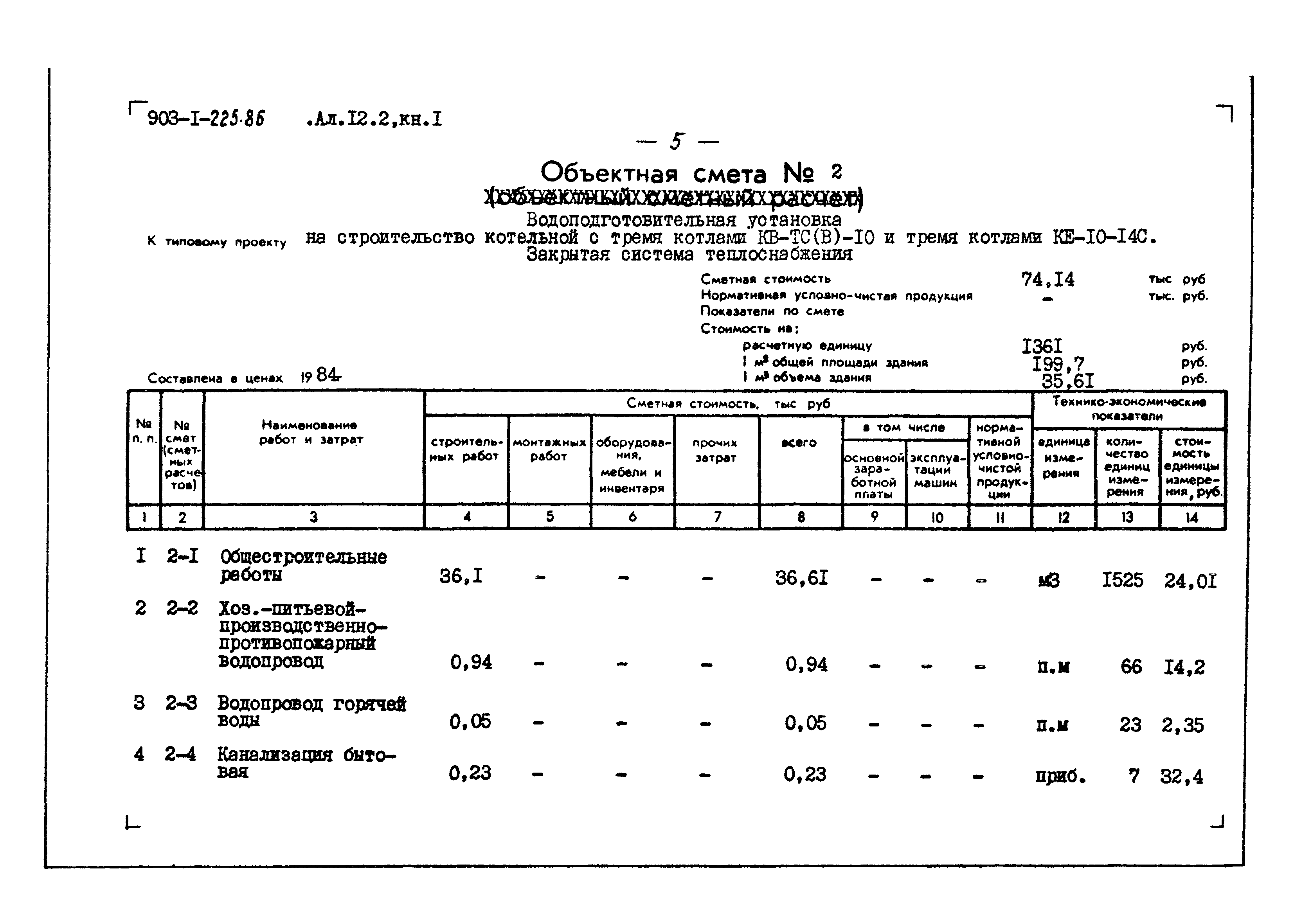 Типовой проект 903-1-225.86