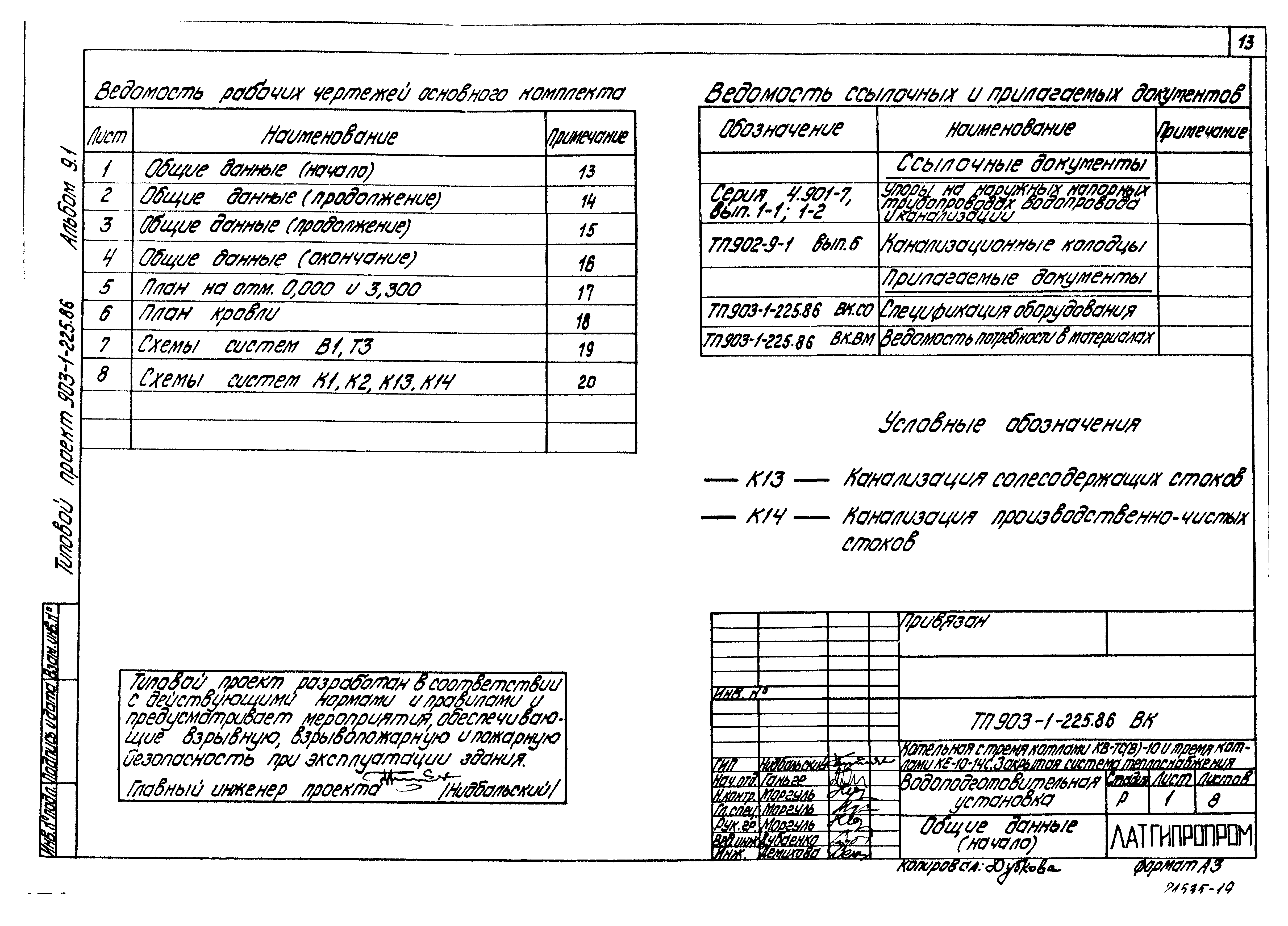 Типовой проект 903-1-225.86