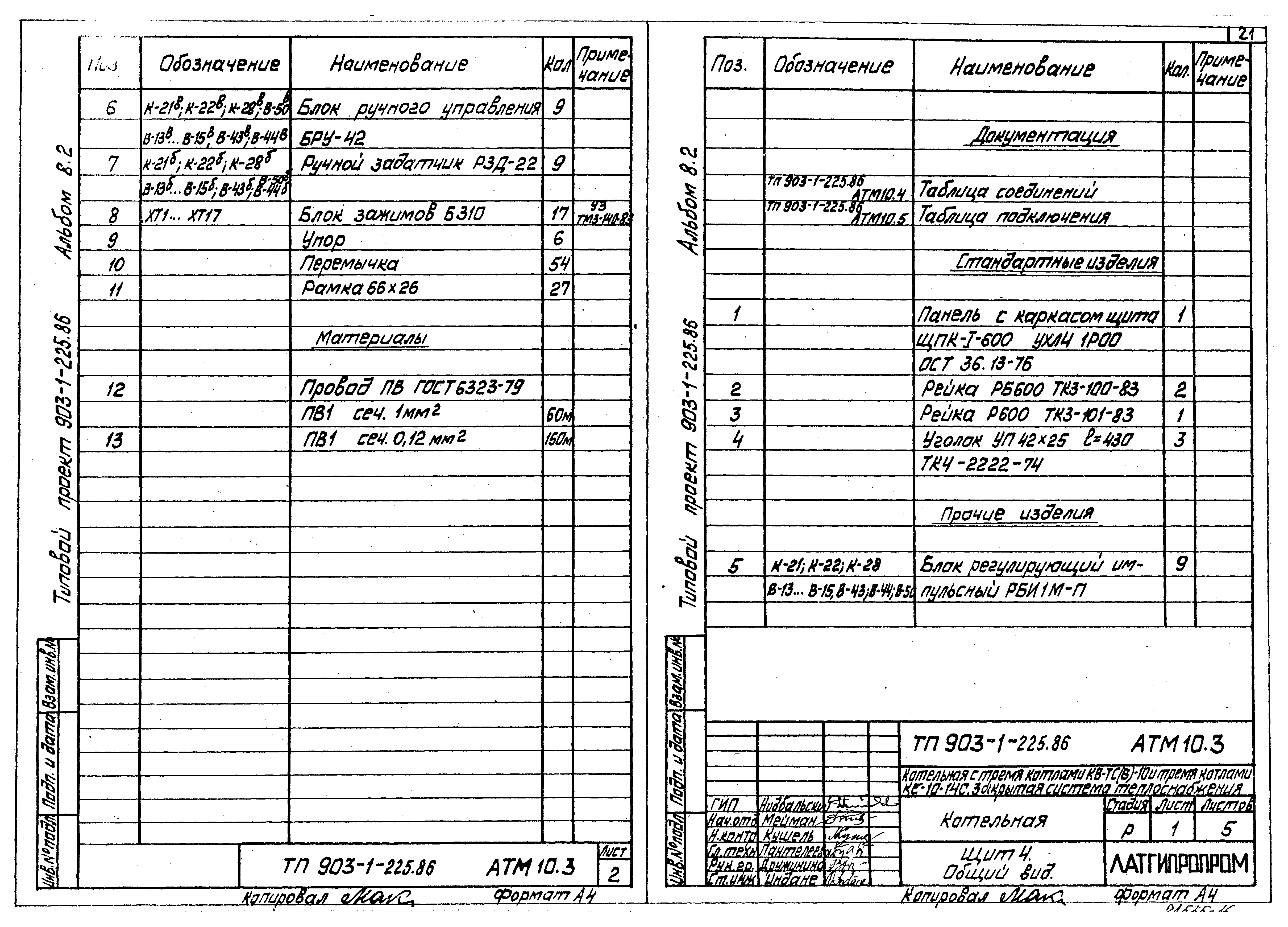 Типовой проект 903-1-225.86