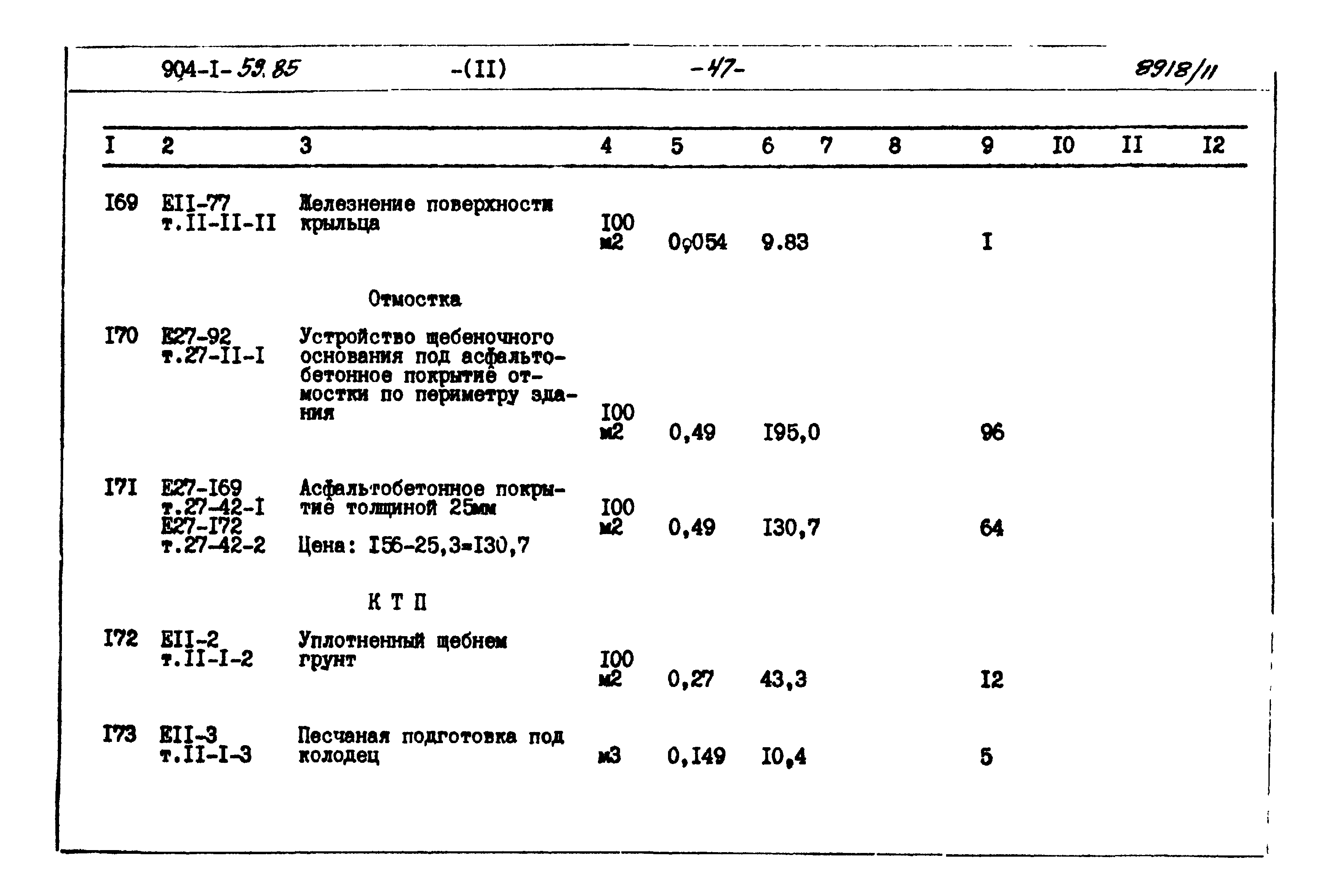 Типовой проект 904-1-59.85