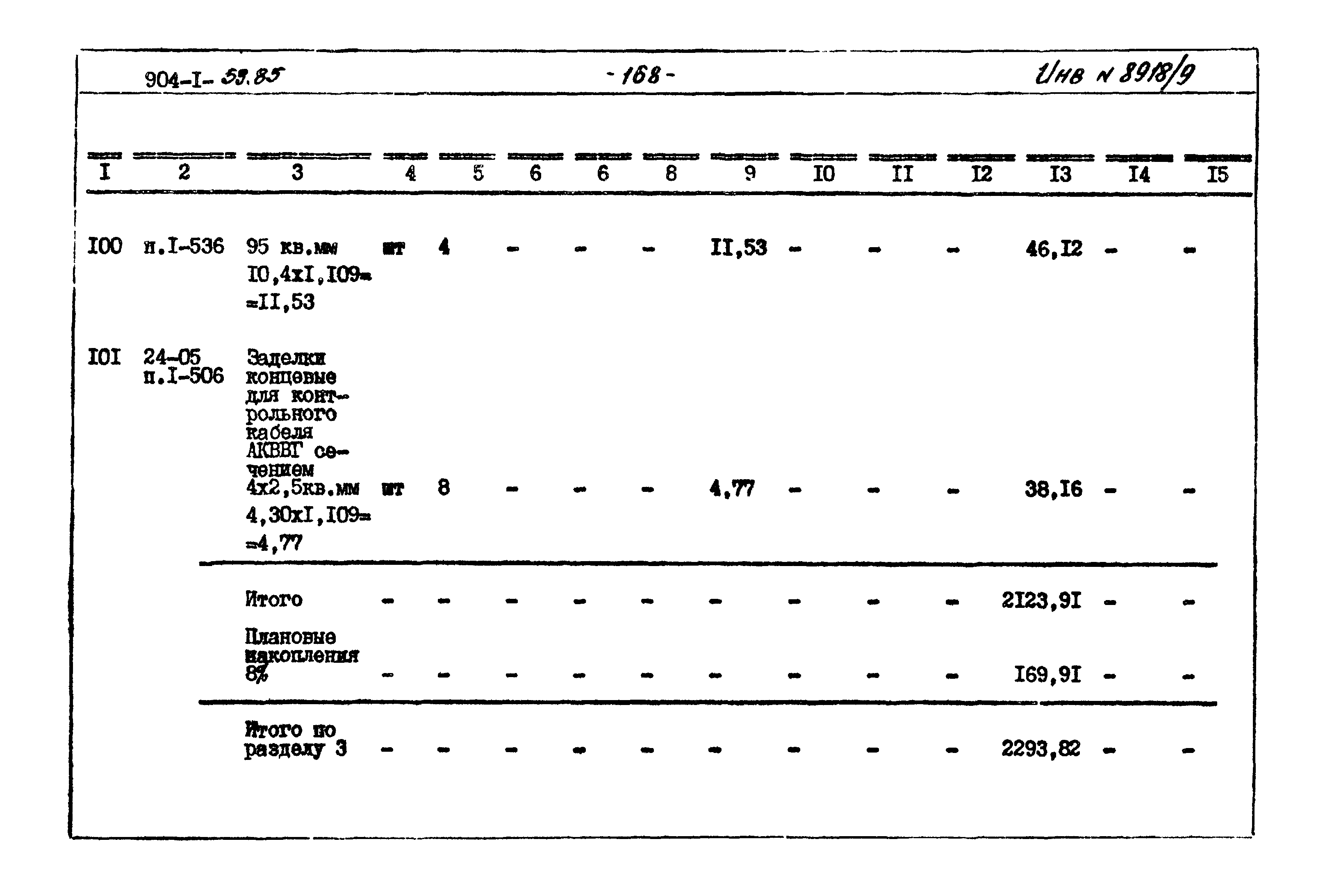 Типовой проект 904-1-59.85