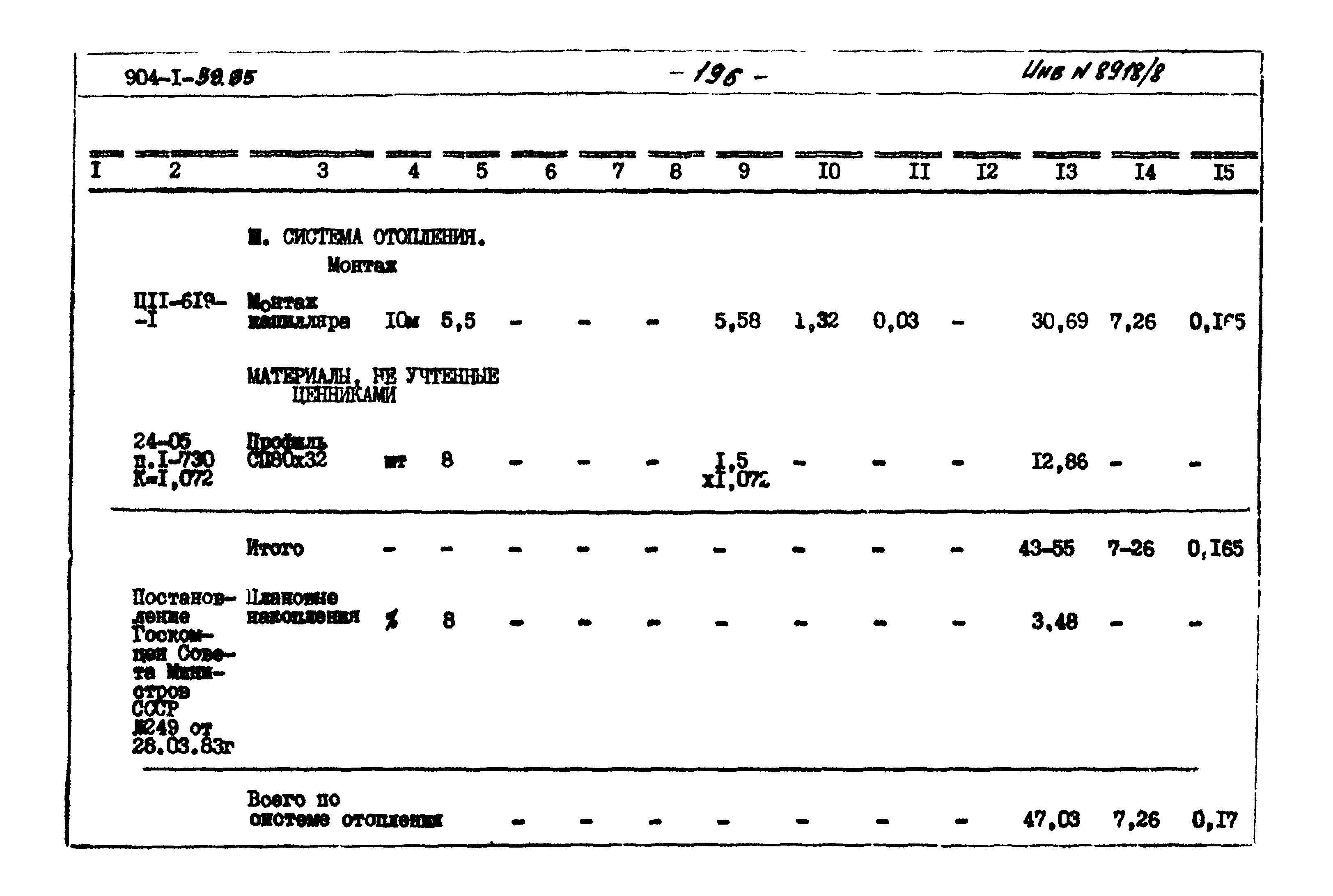 Типовой проект 904-1-59.85