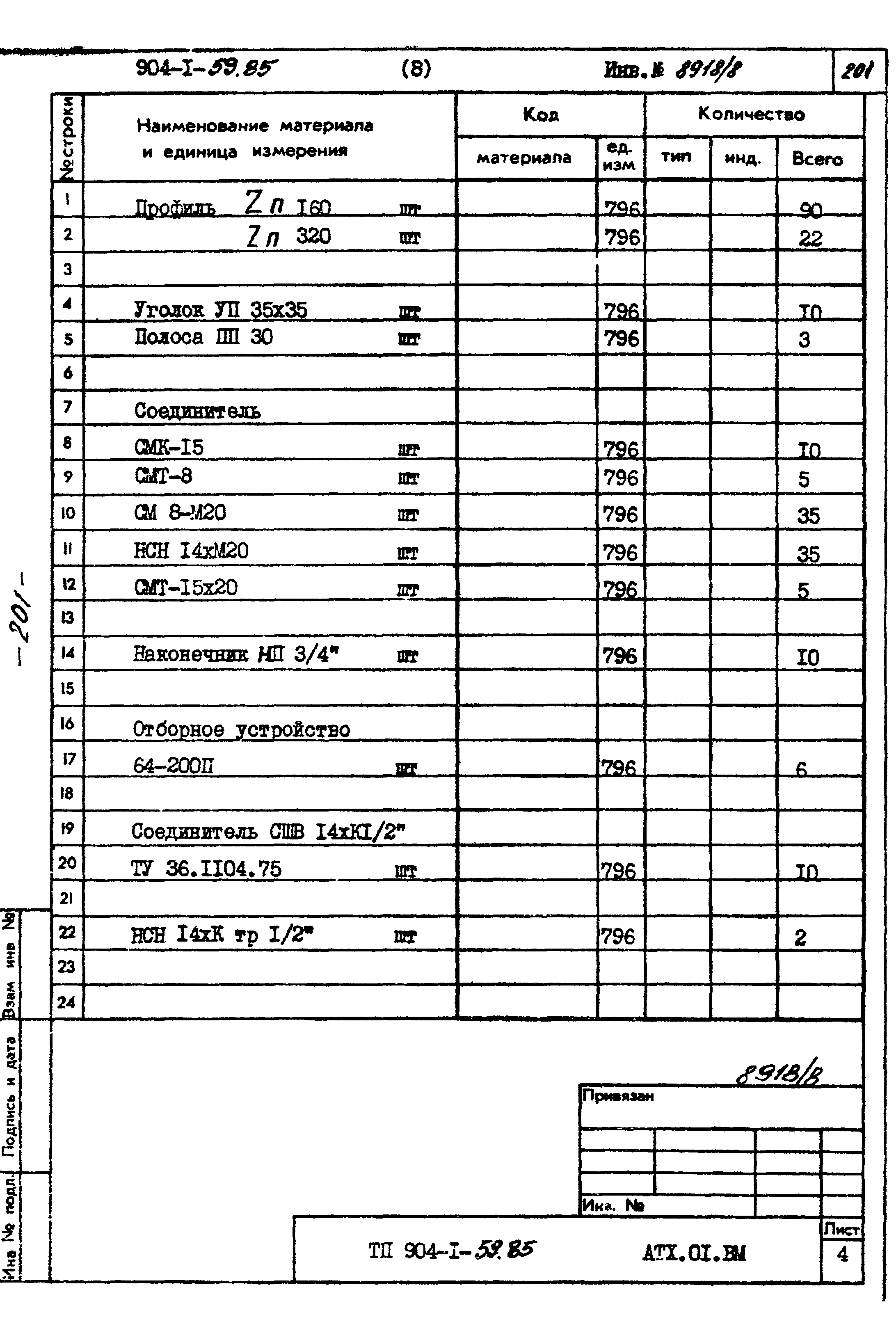 Типовой проект 904-1-59.85