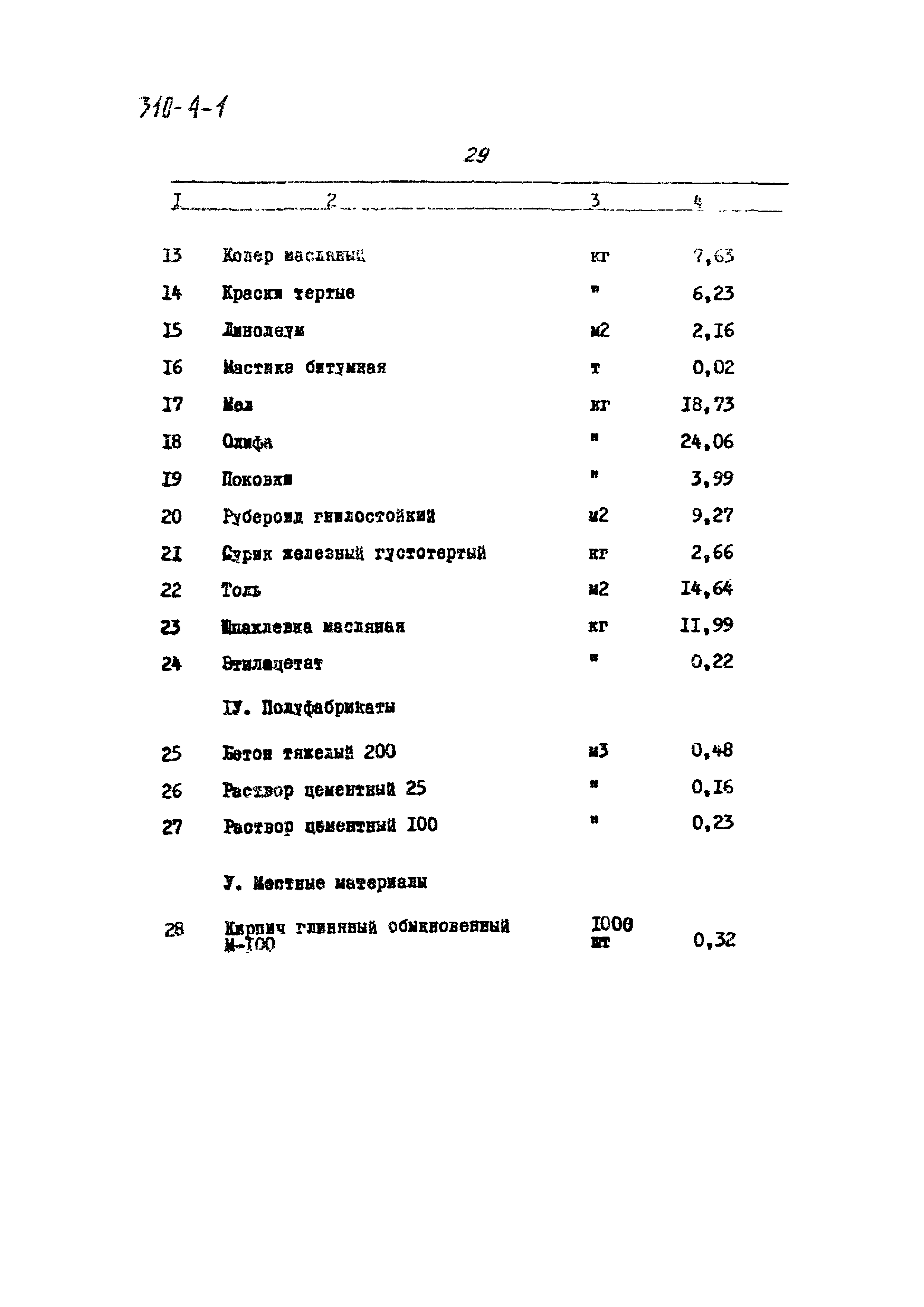 Типовой проект 310-4-1