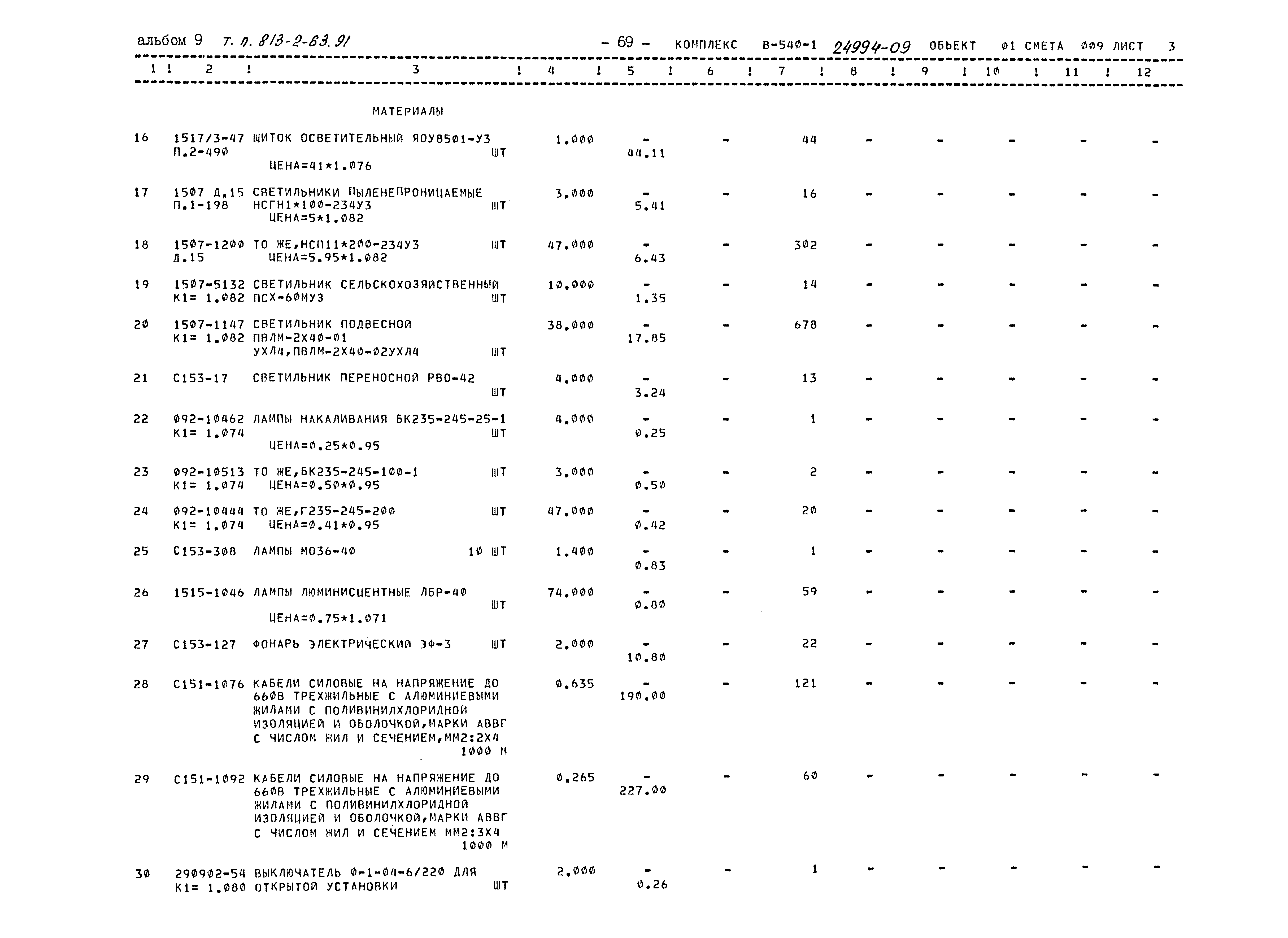 Типовой проект 813-2-63.91