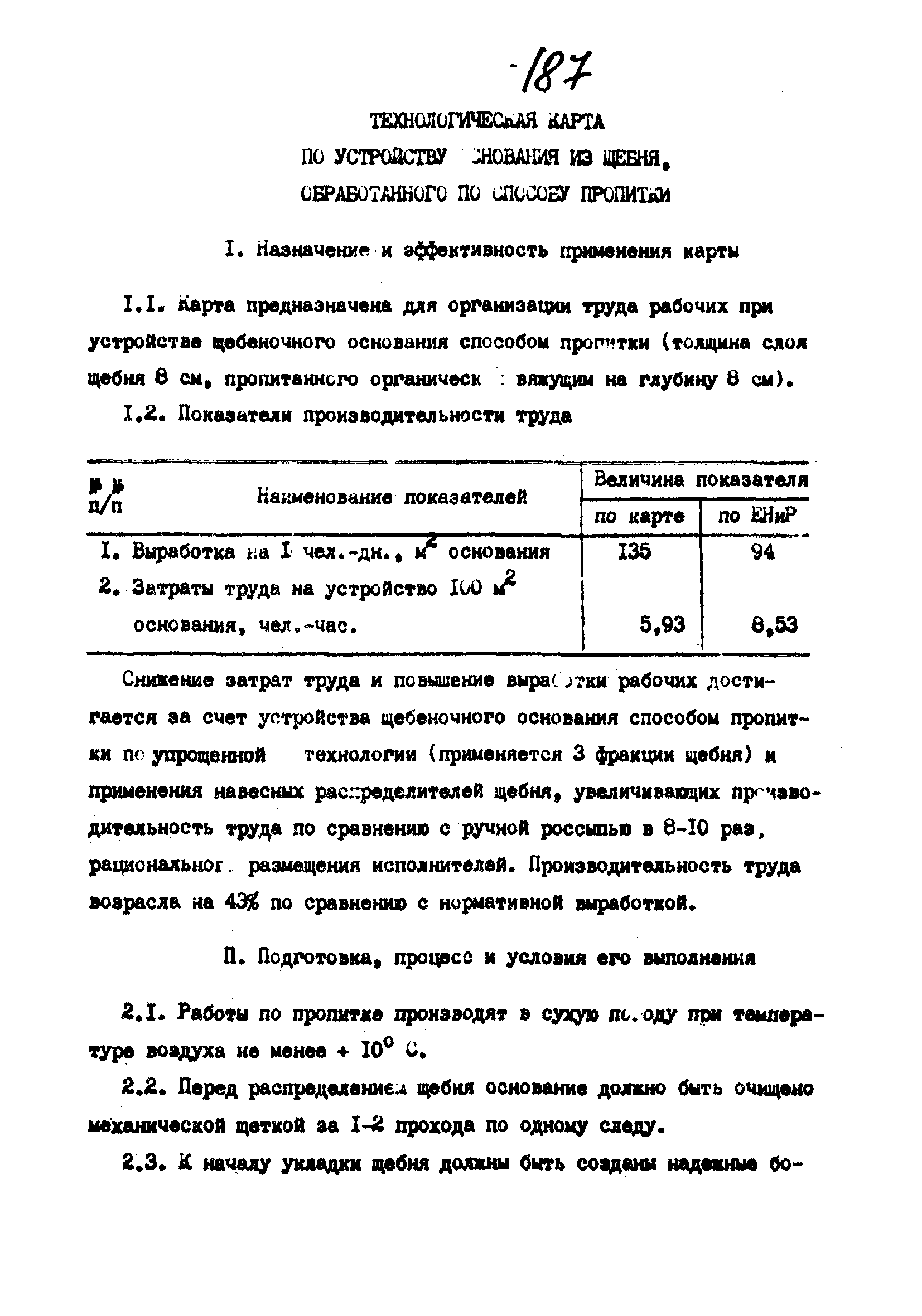 Технологические карты 