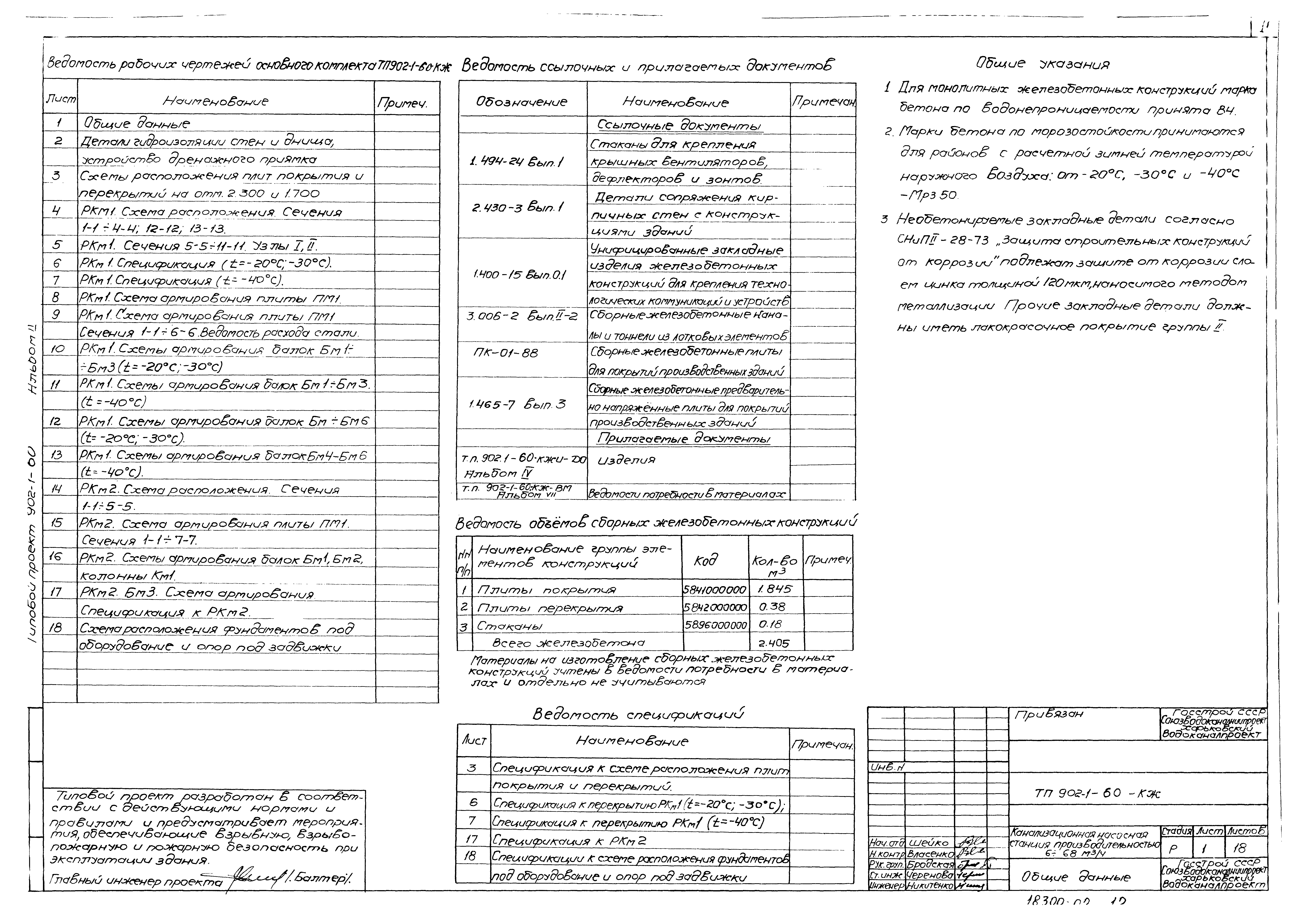 Типовой проект 902-1-60