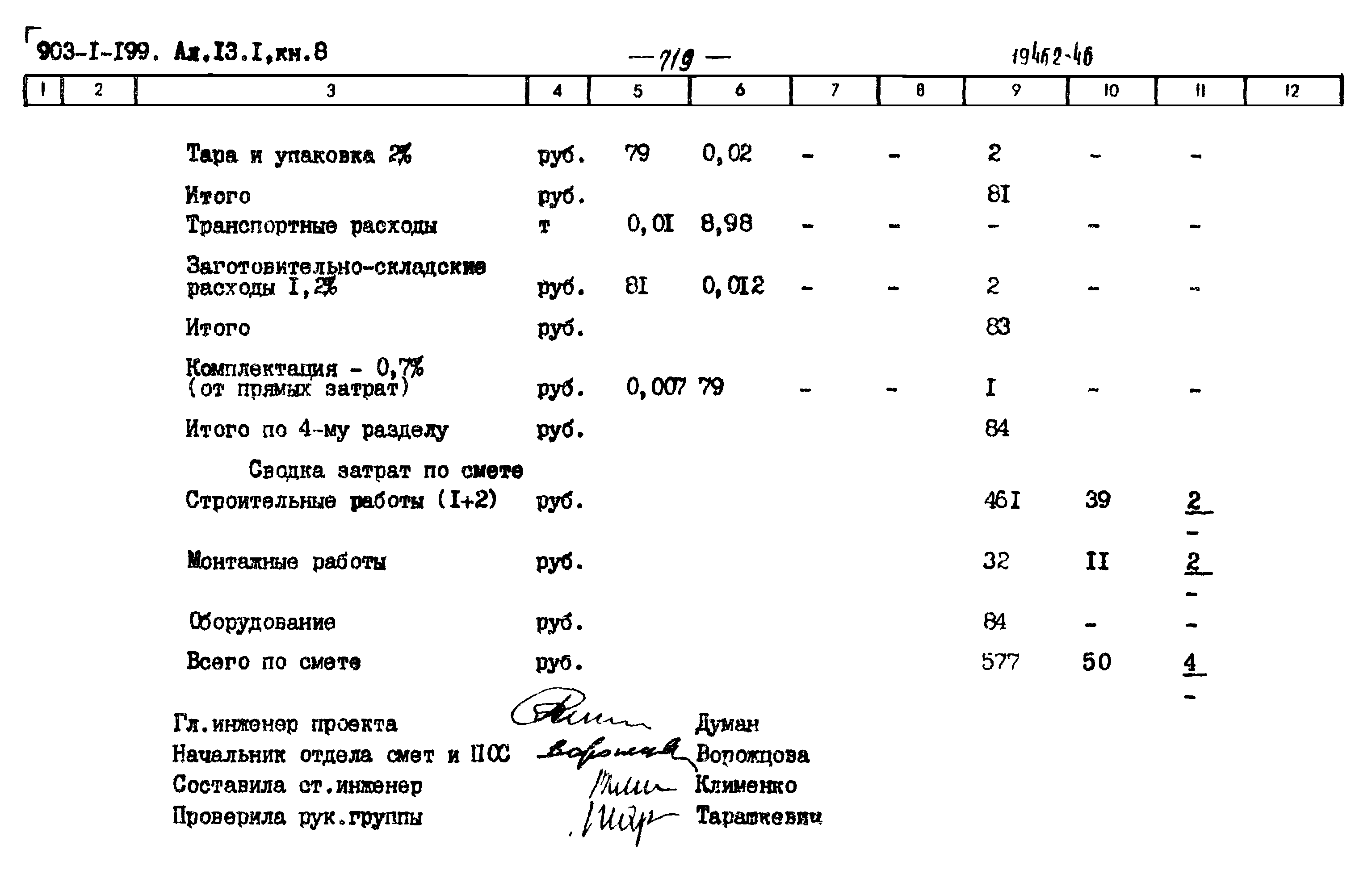 Типовой проект 903-1-203