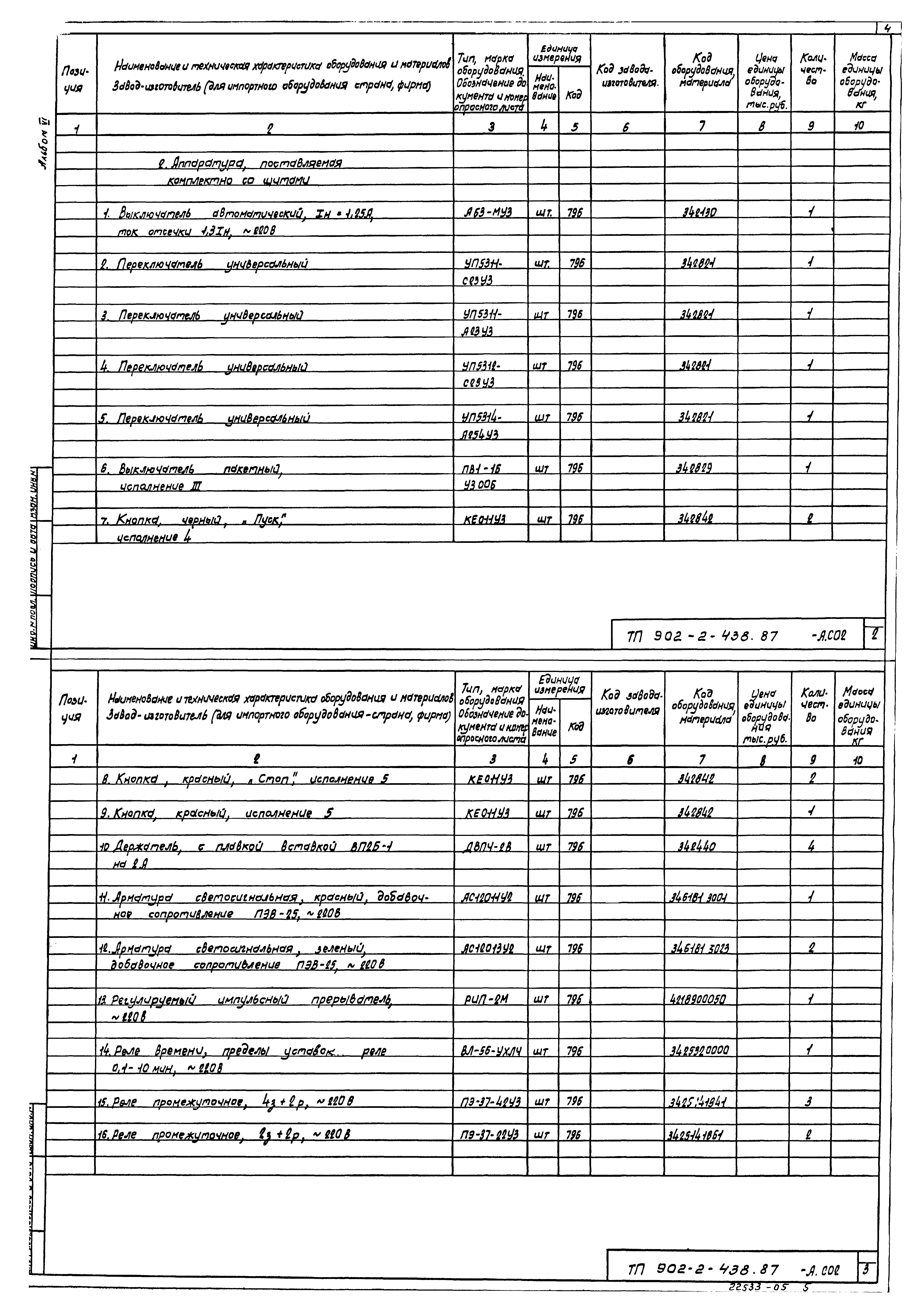 Типовой проект 902-2-439.87