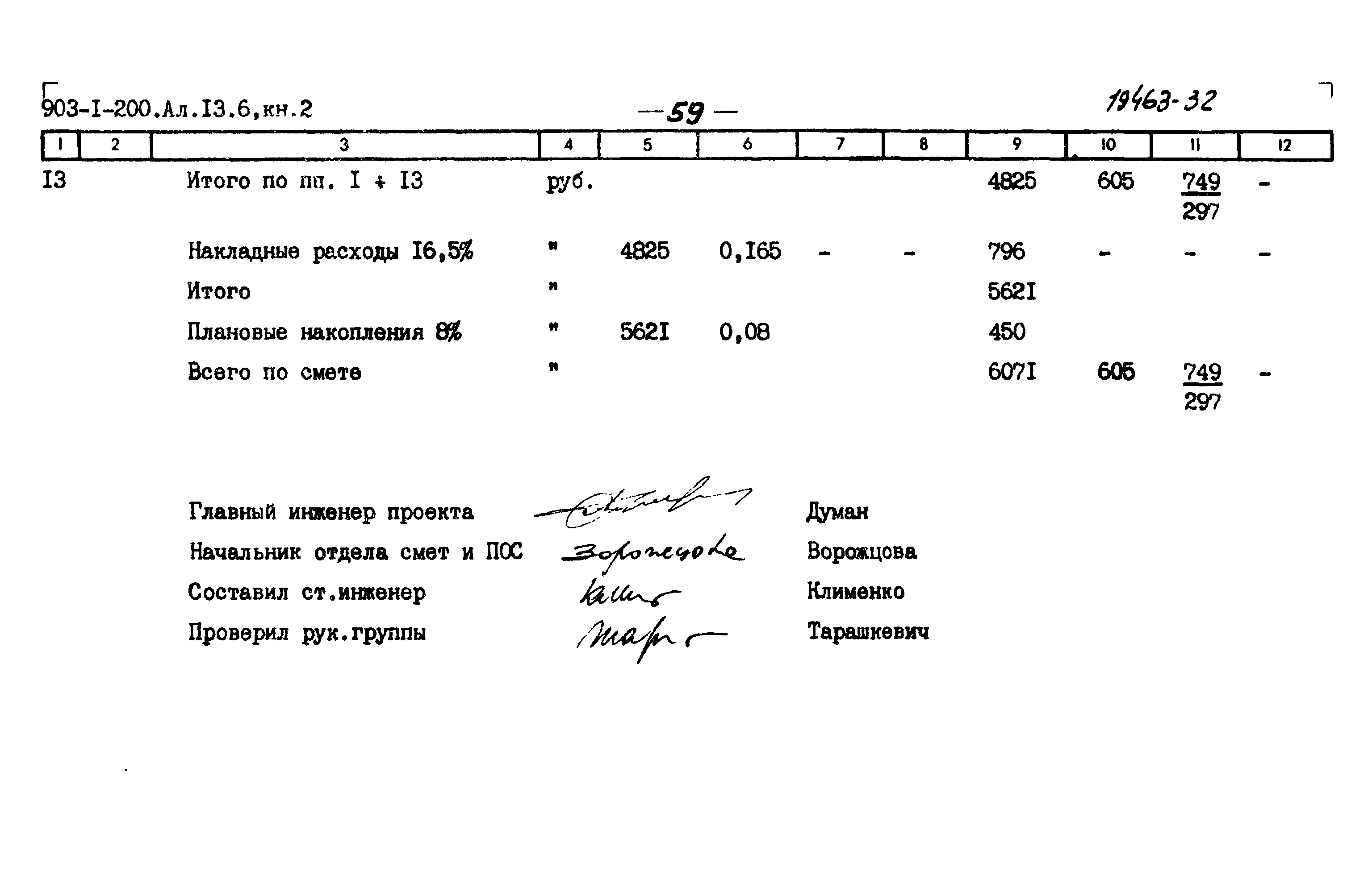 Типовой проект 903-1-200