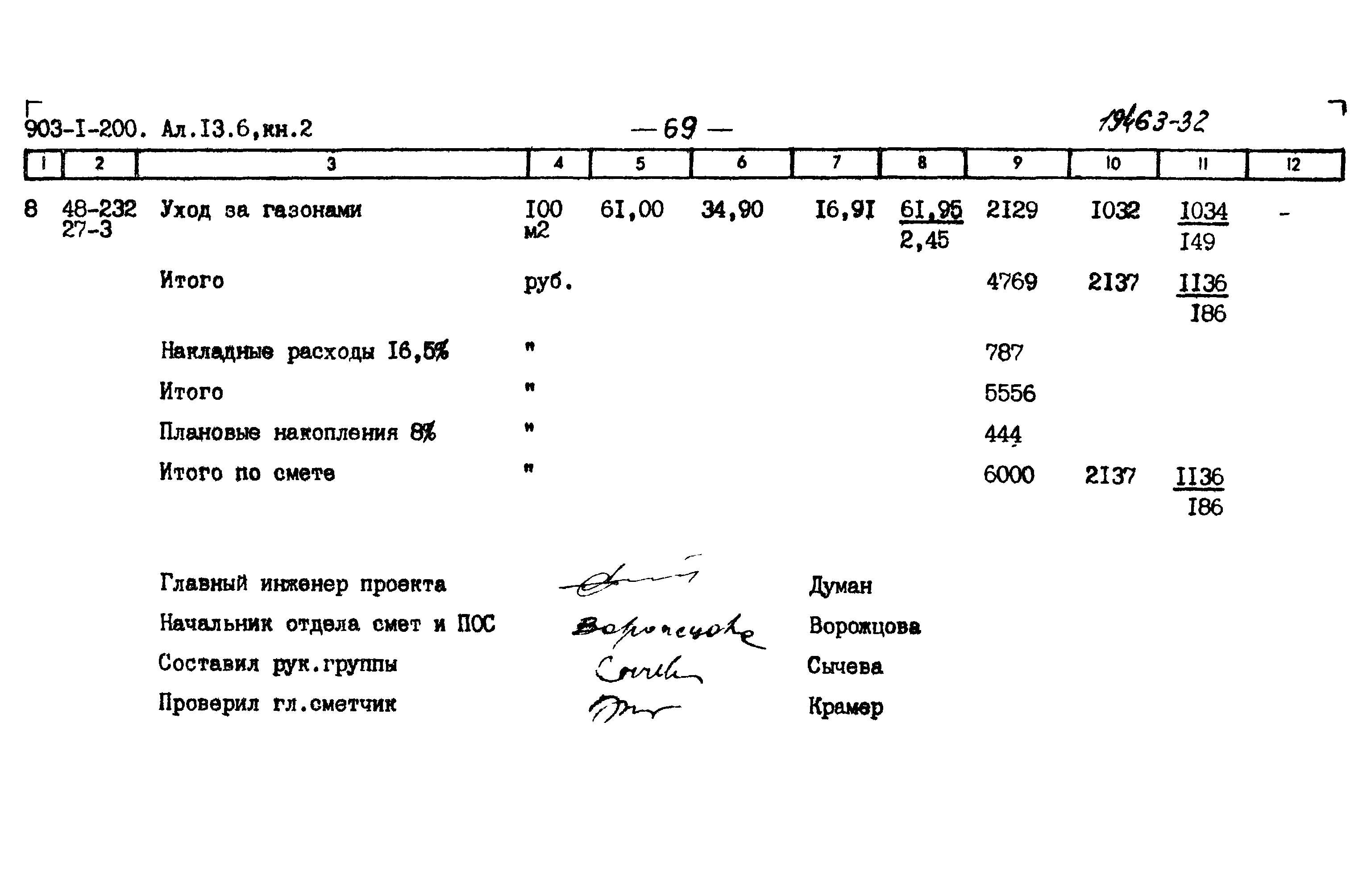 Типовой проект 903-1-200