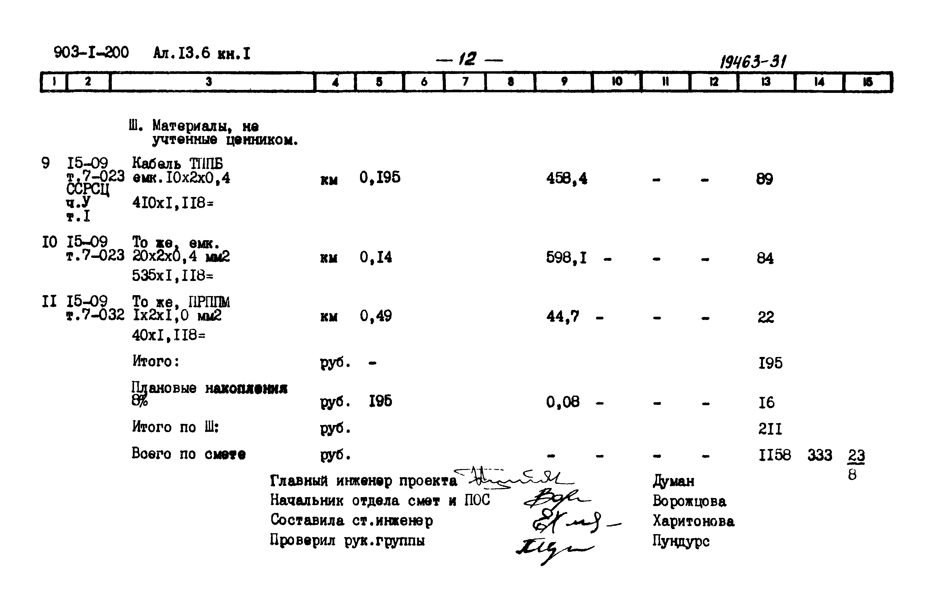 Типовой проект 903-1-200