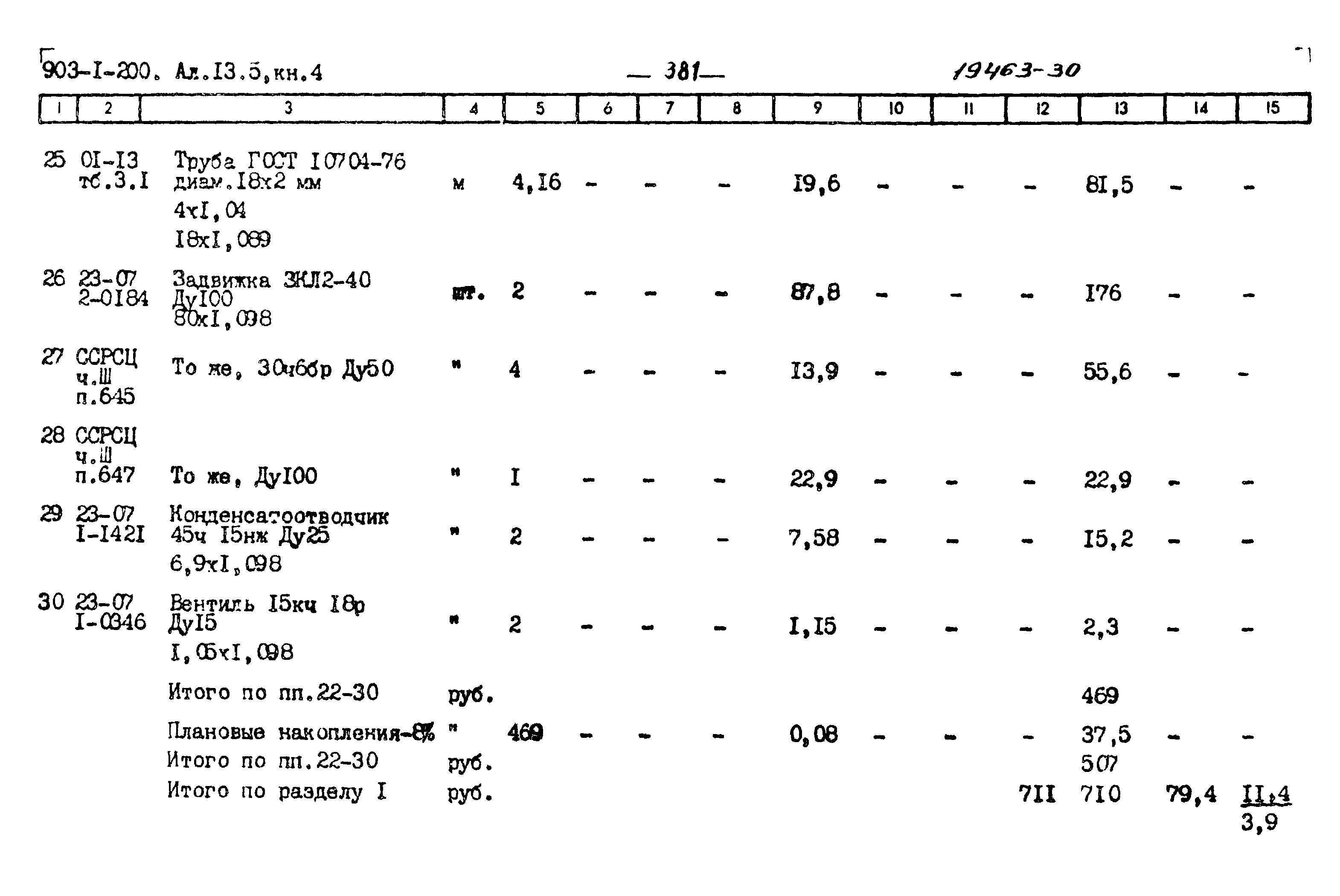 Типовой проект 903-1-200