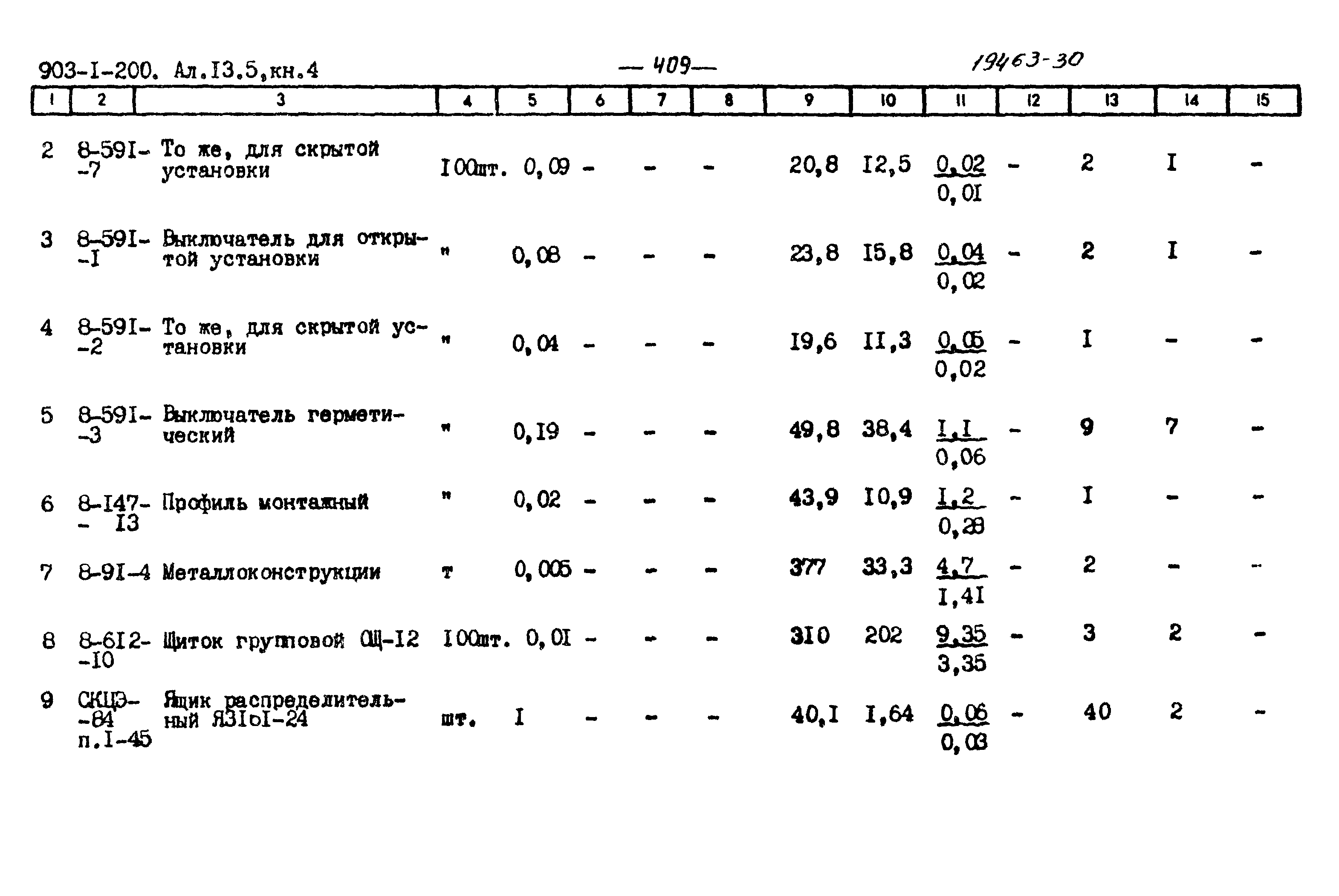 Типовой проект 903-1-200