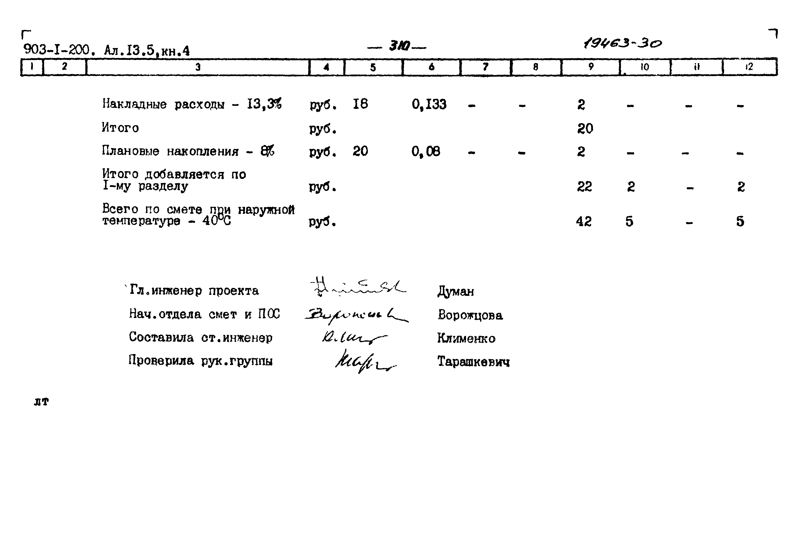 Типовой проект 903-1-200