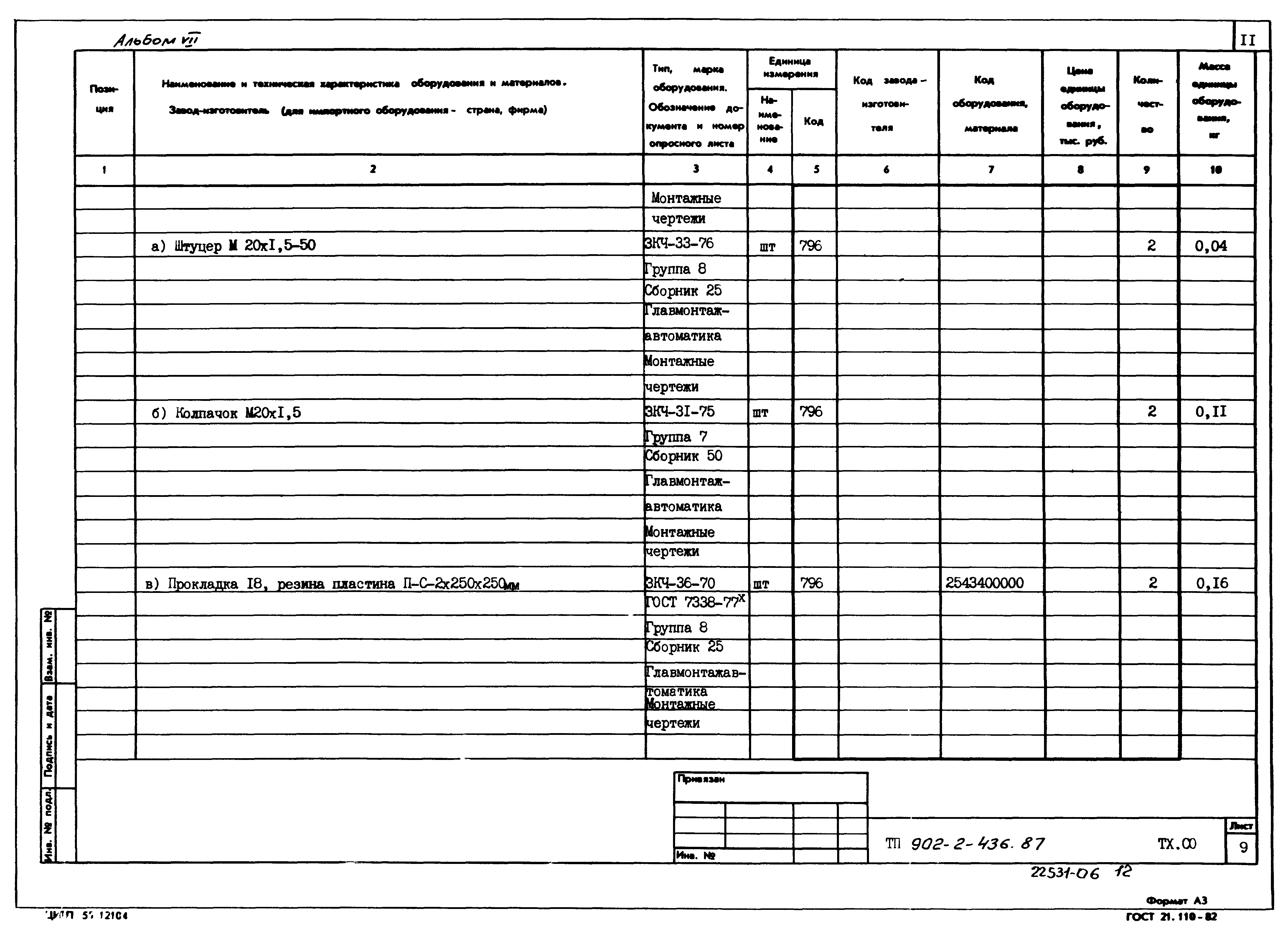 Типовой проект 902-2-436.87