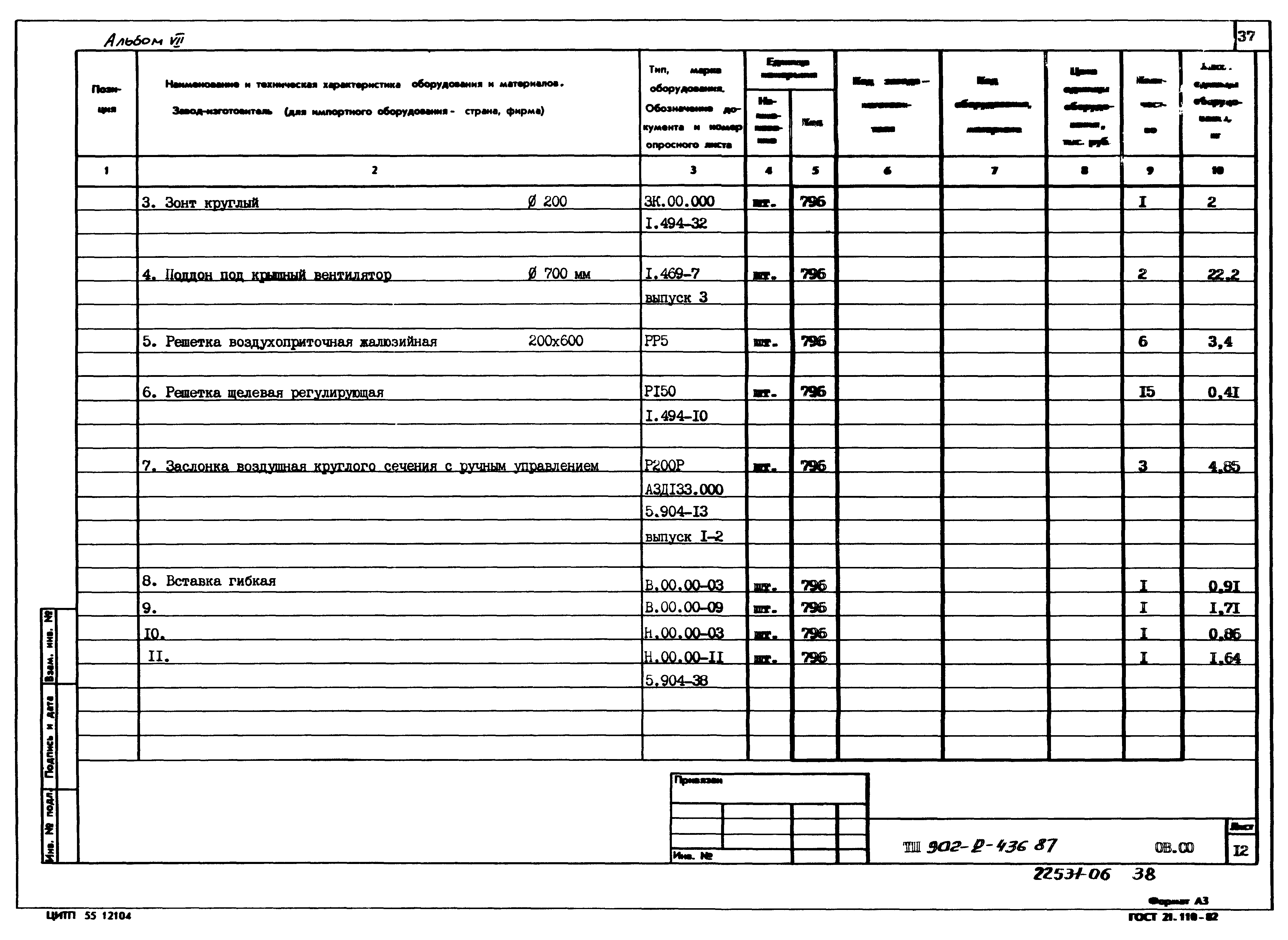 Типовой проект 902-2-436.87