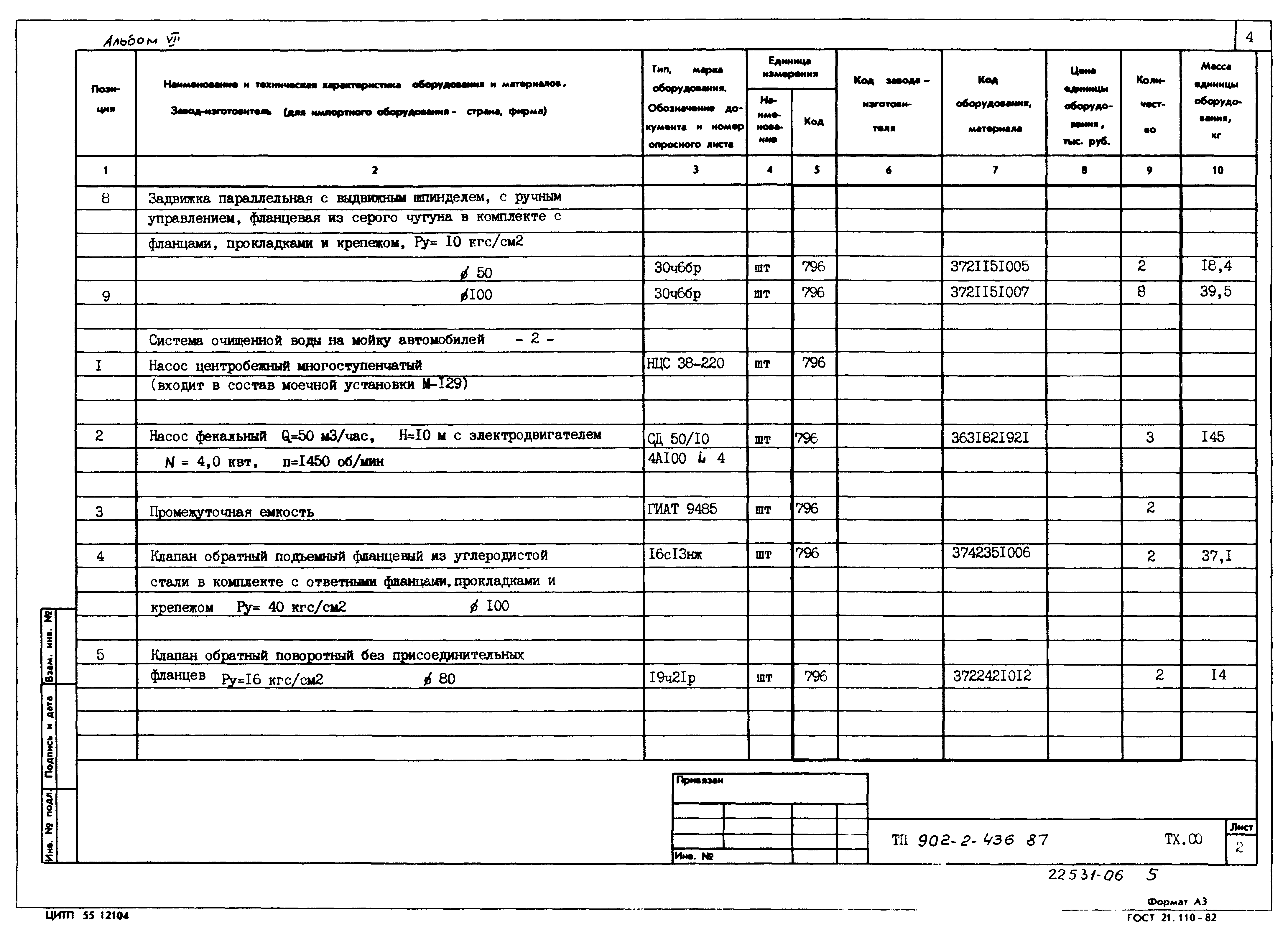 Типовой проект 902-2-436.87