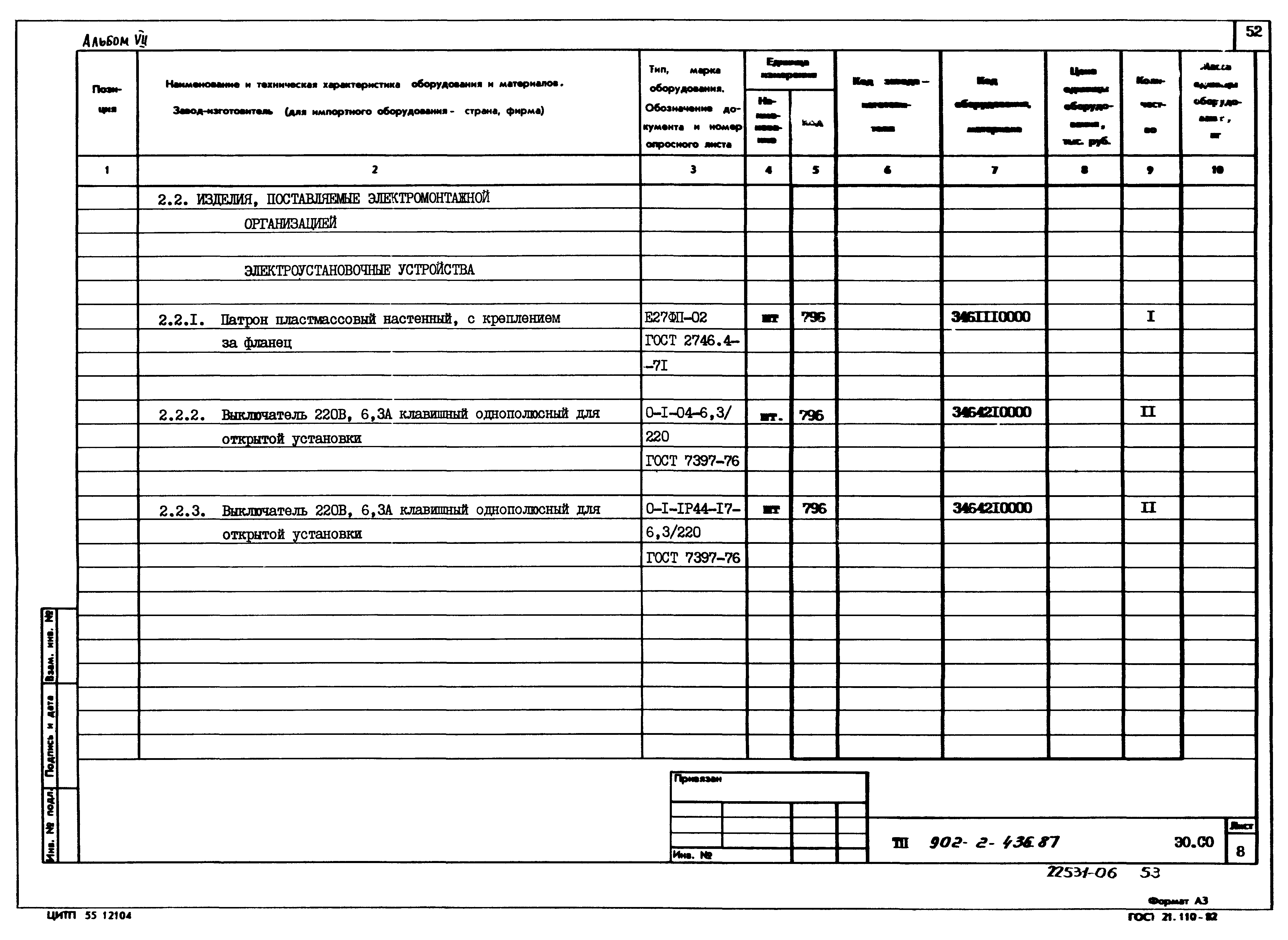 Типовой проект 902-2-436.87