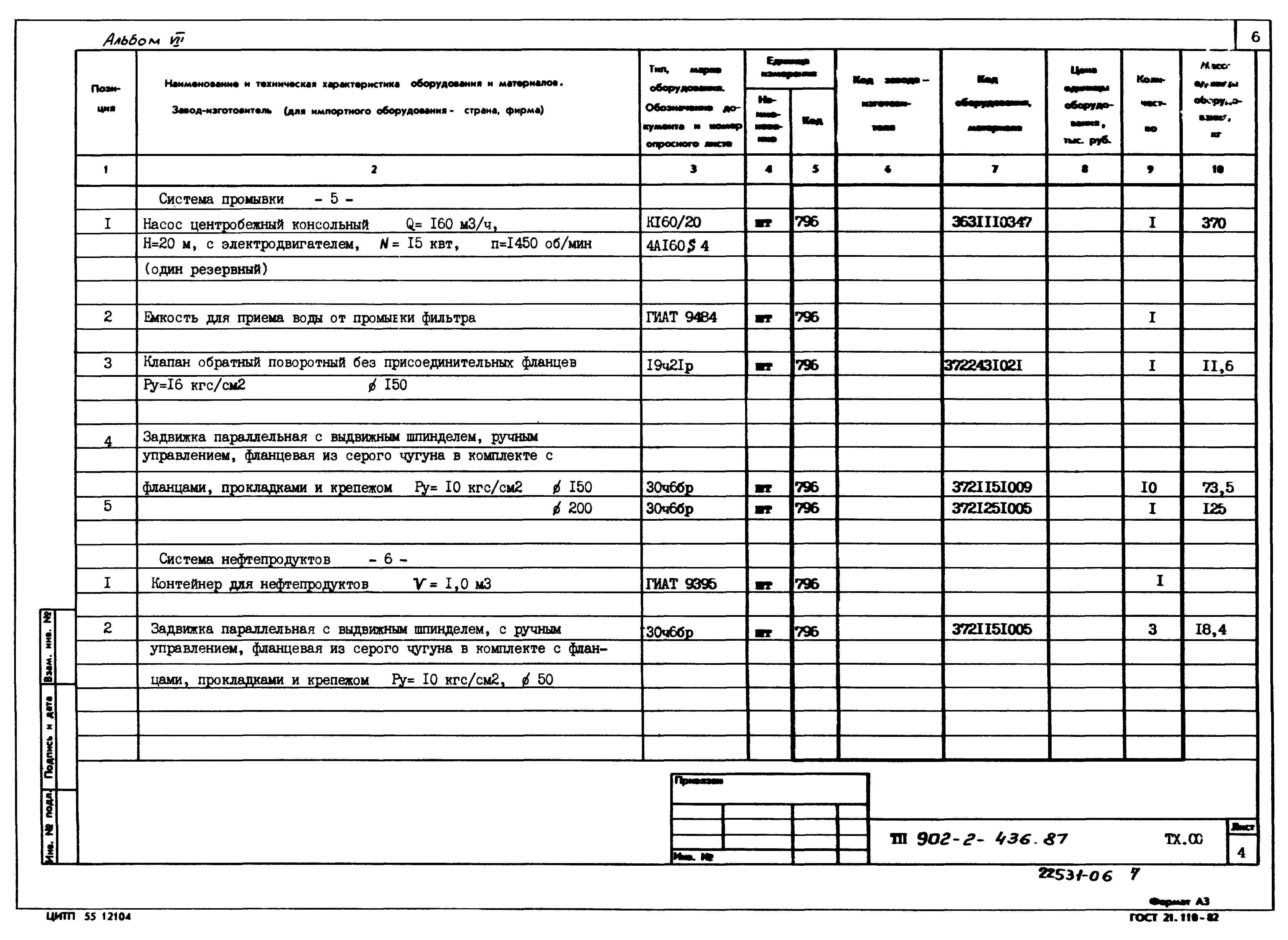Типовой проект 902-2-436.87