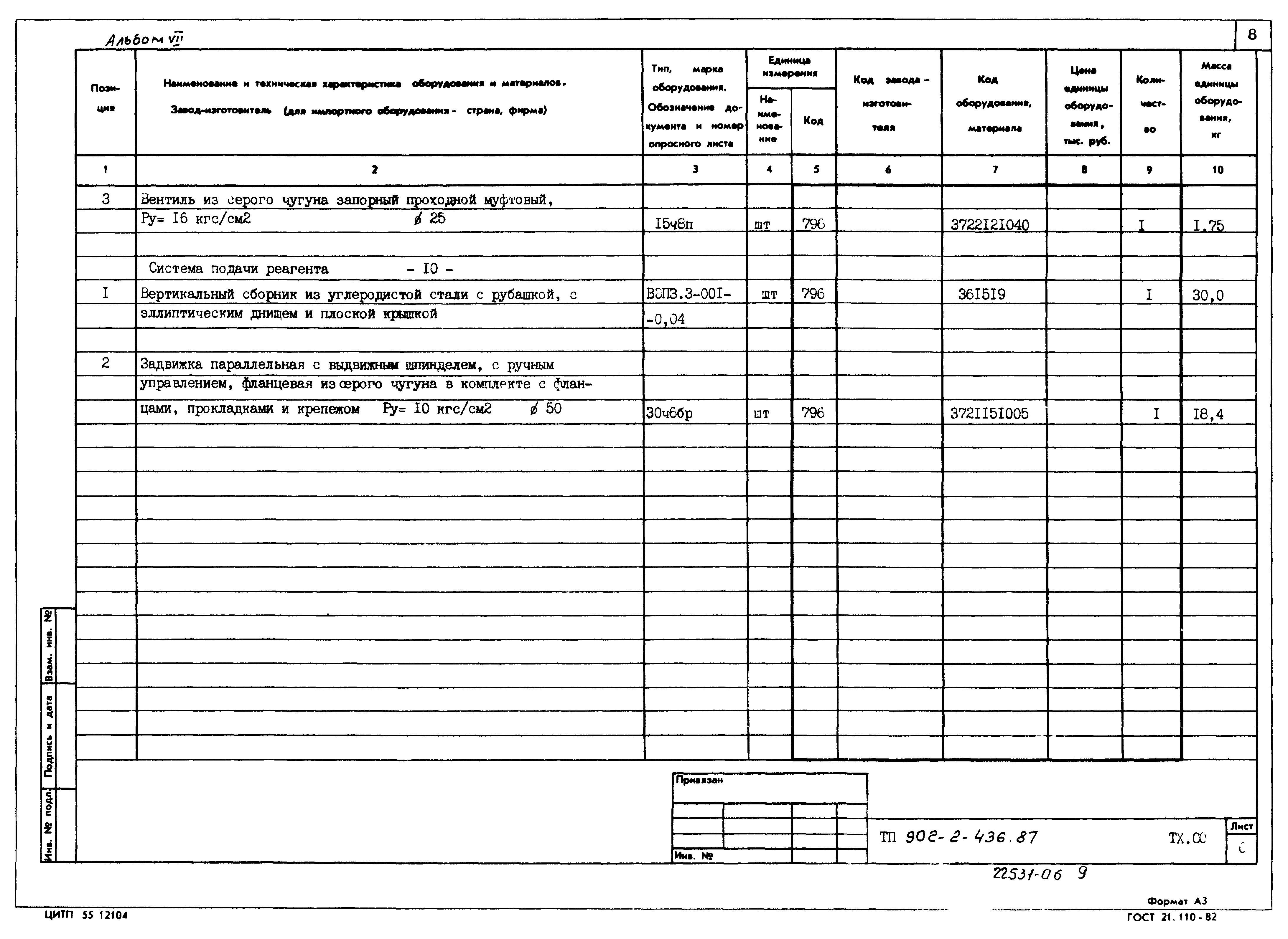 Типовой проект 902-2-436.87