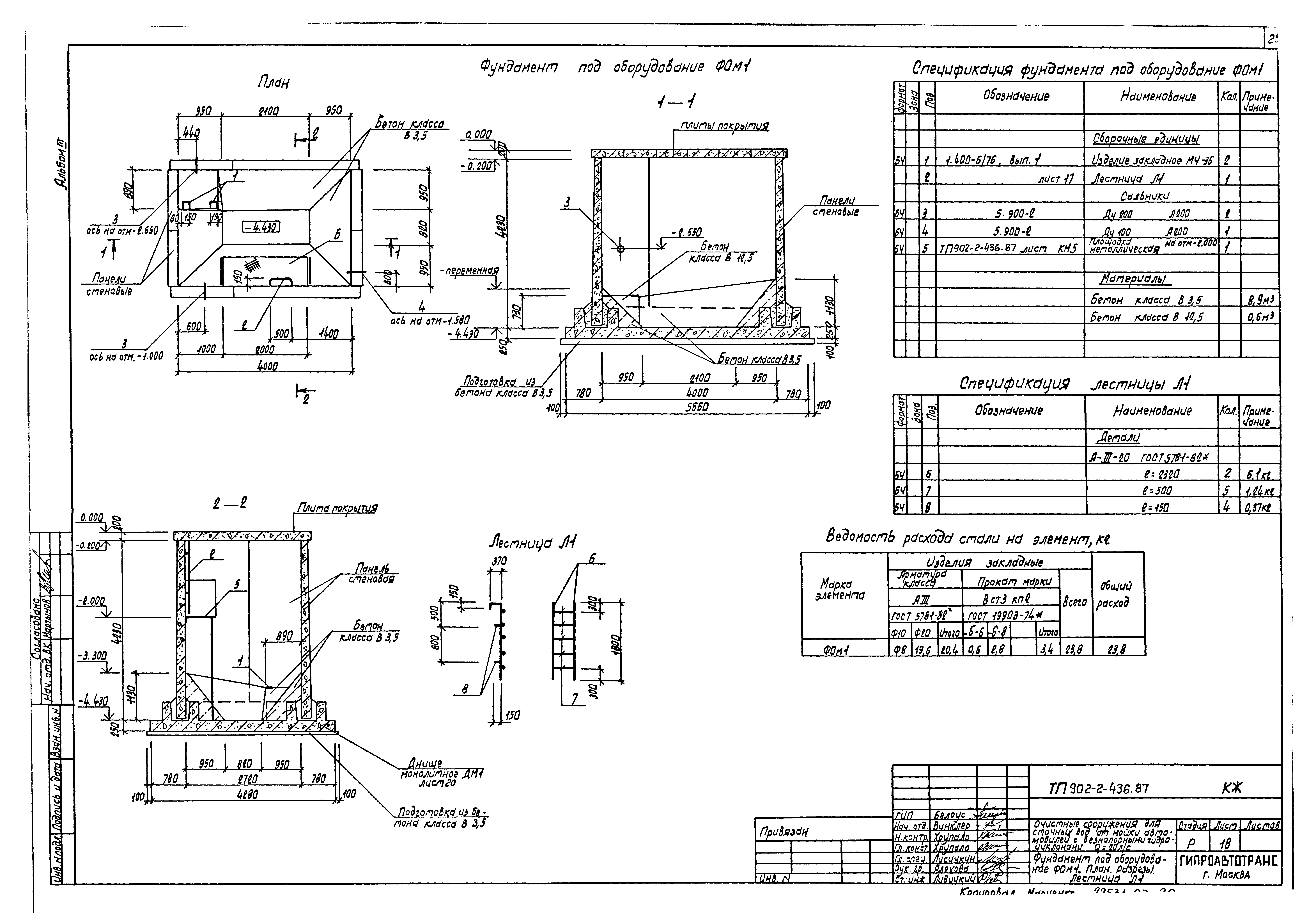 Типовой проект 902-2-436.87