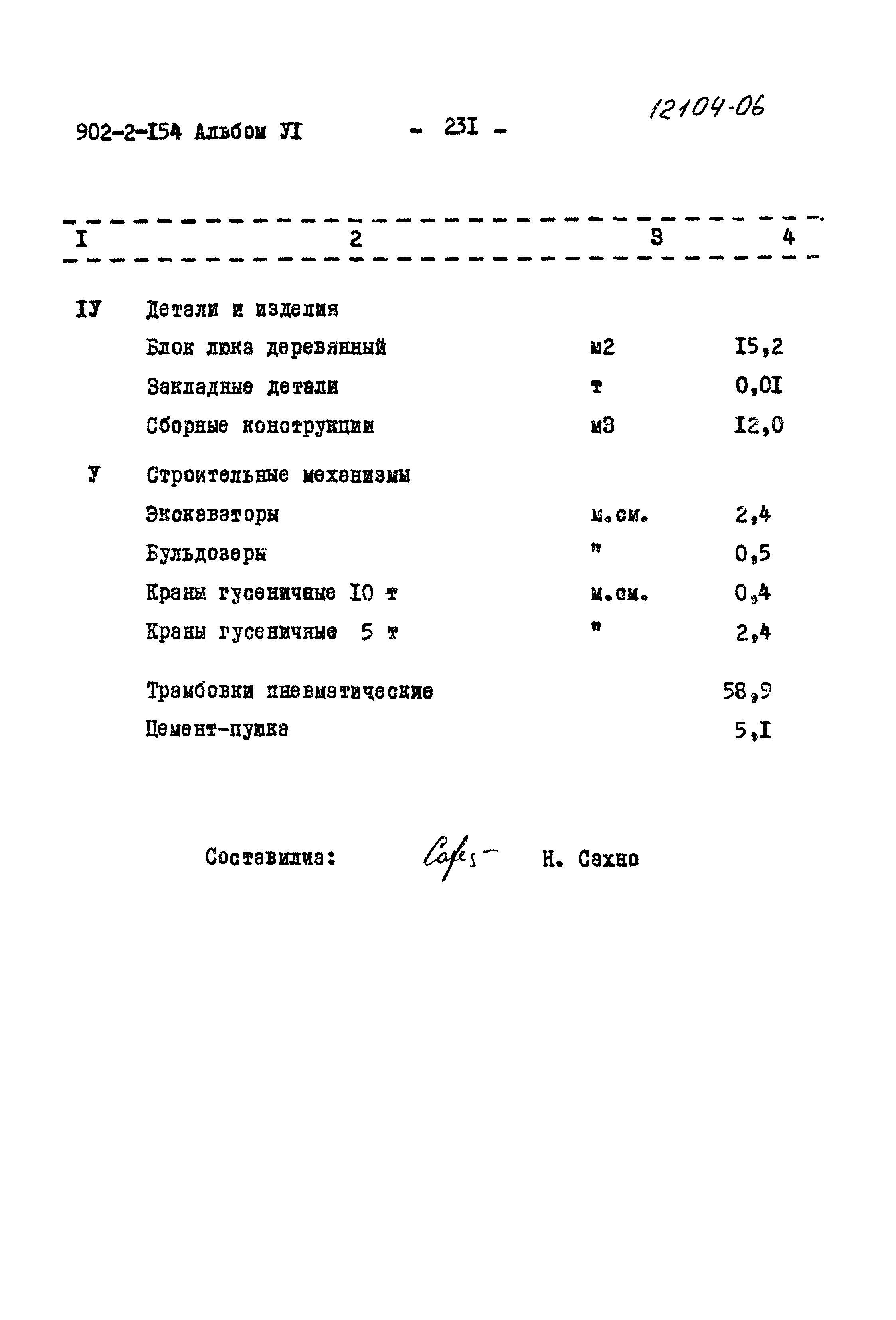 Типовой проект 902-2-154