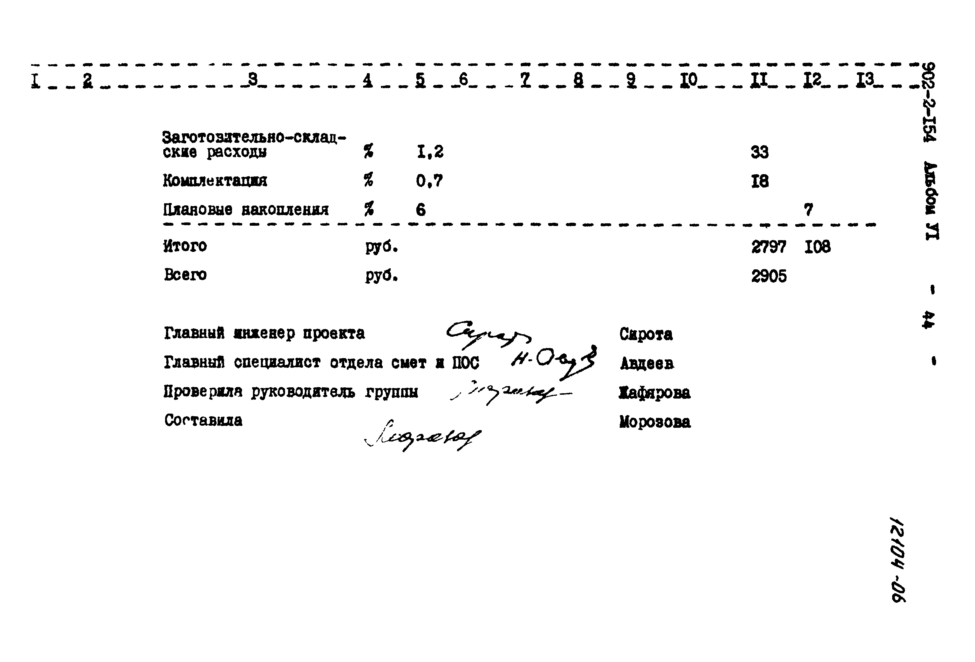 Типовой проект 902-2-154