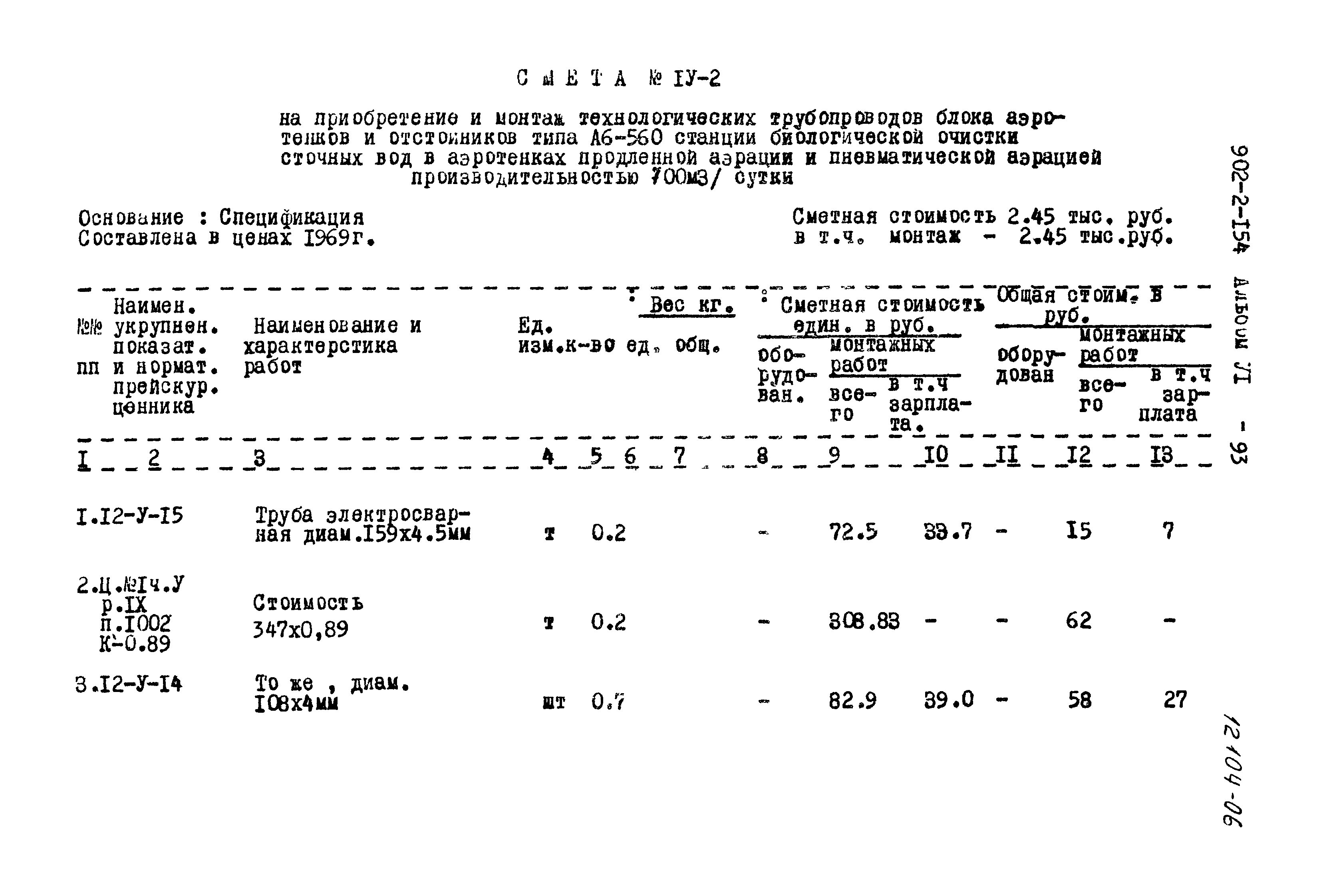 Типовой проект 902-2-154