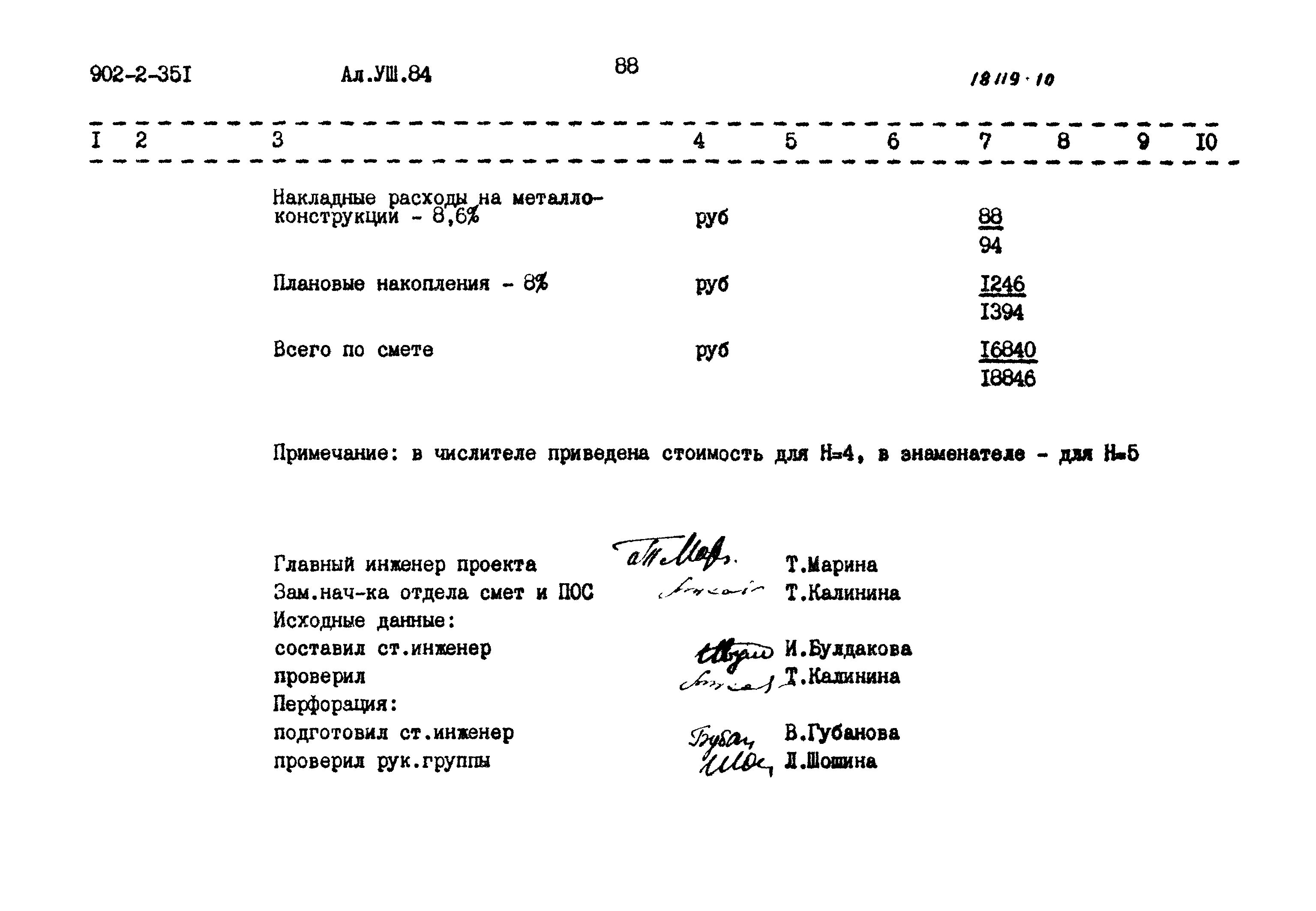 Типовой проект 902-2-351