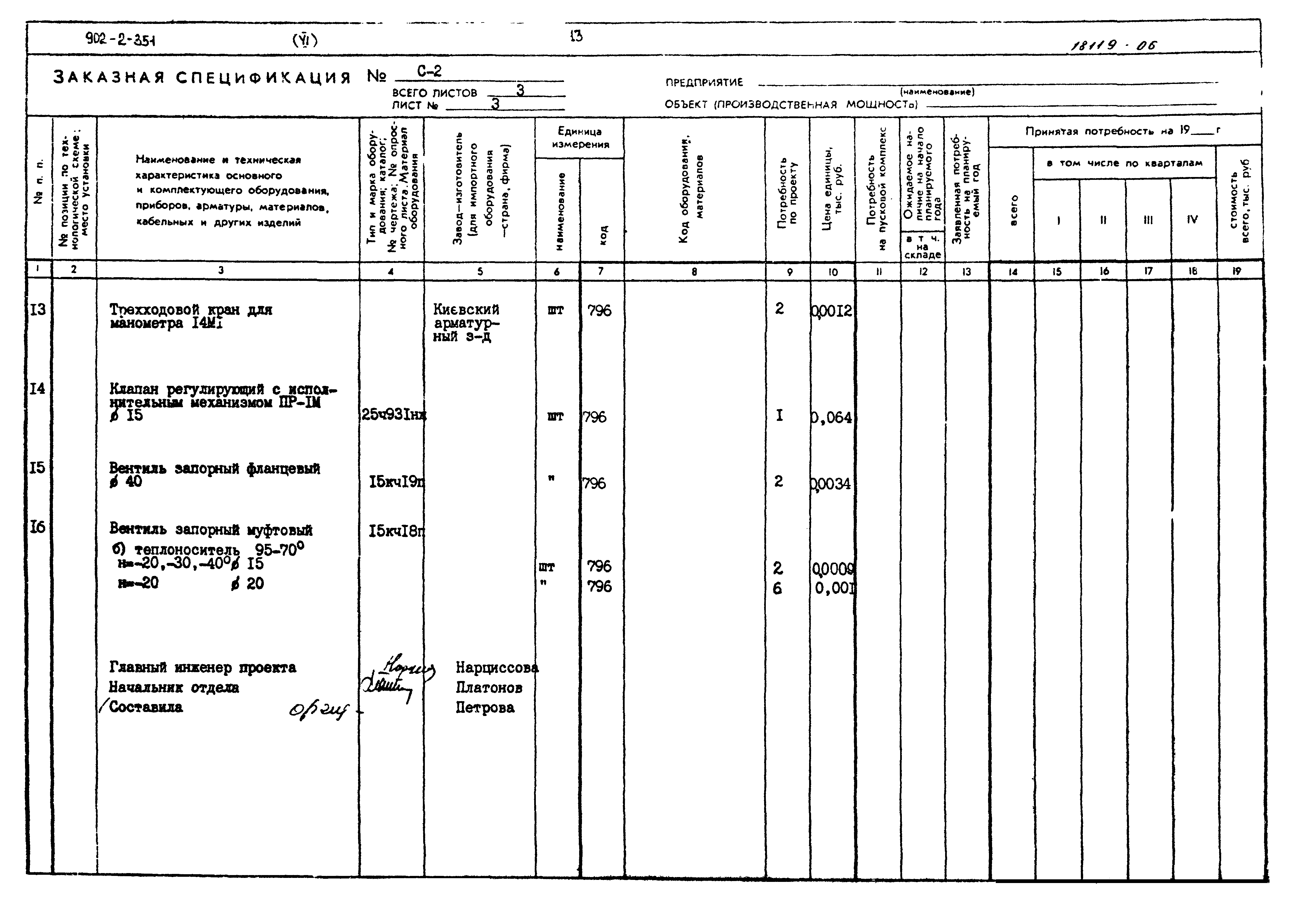 Типовой проект 902-2-351