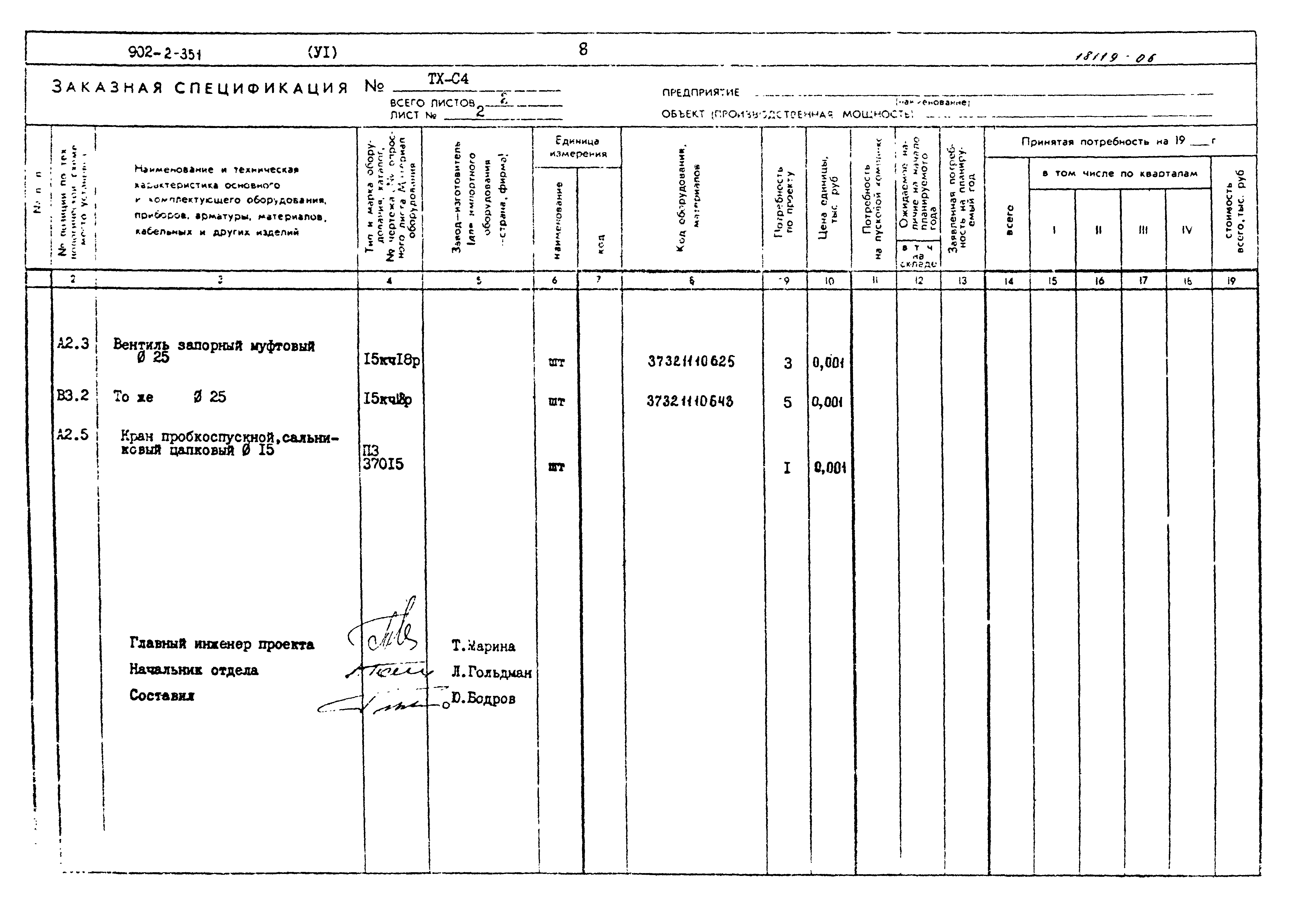 Типовой проект 902-2-351