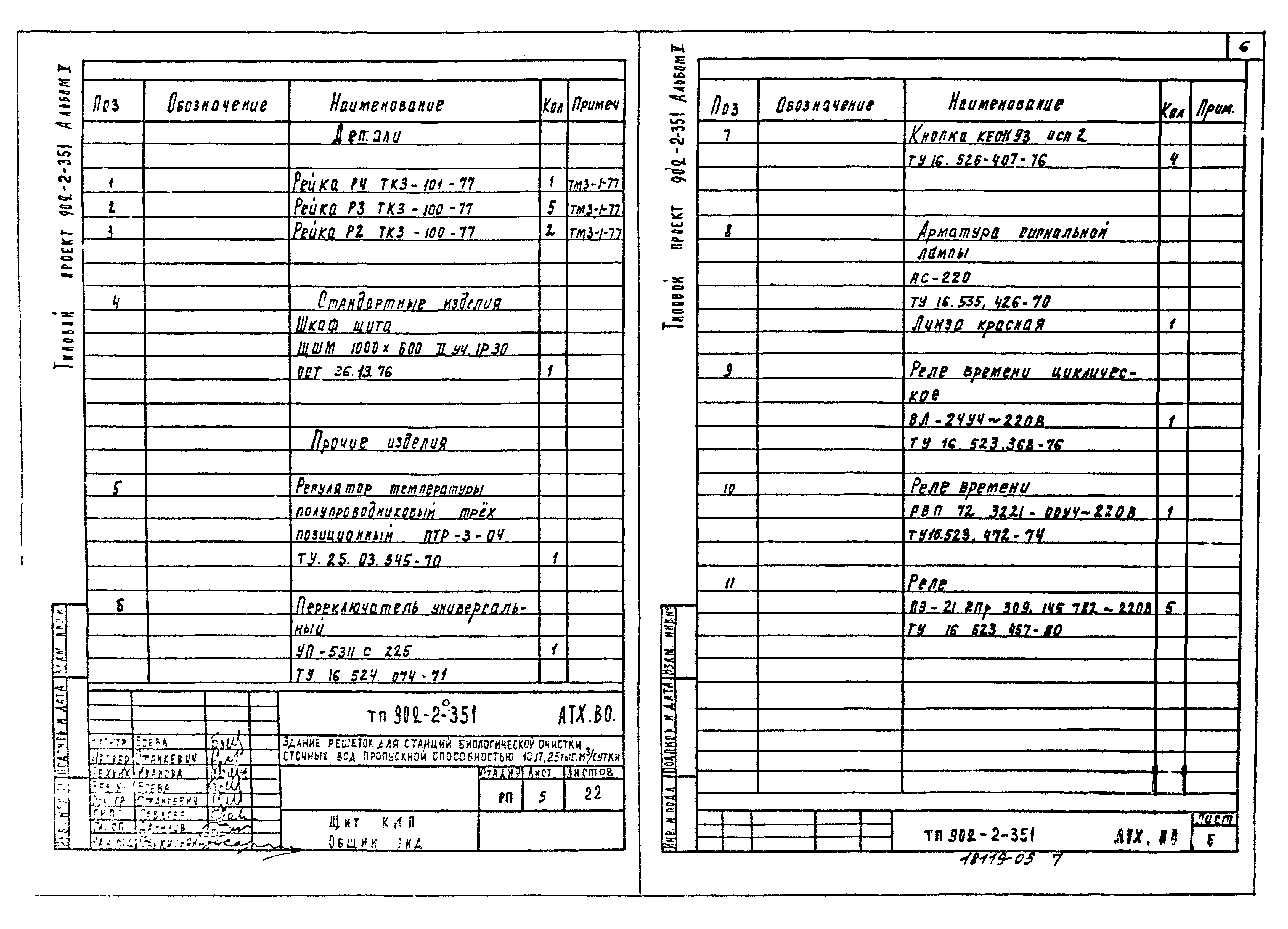 Типовой проект 902-2-351