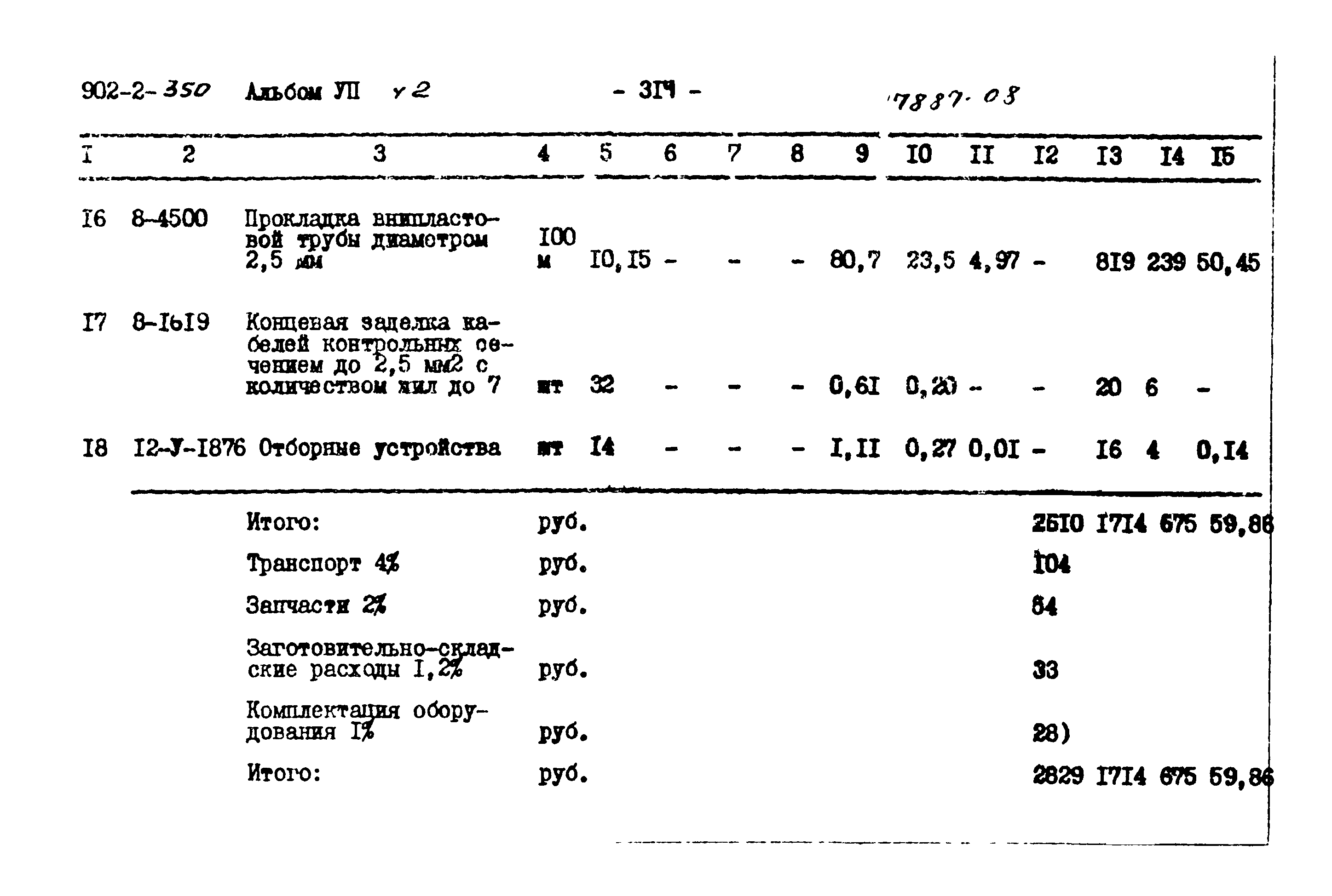 Типовой проект 902-2-350