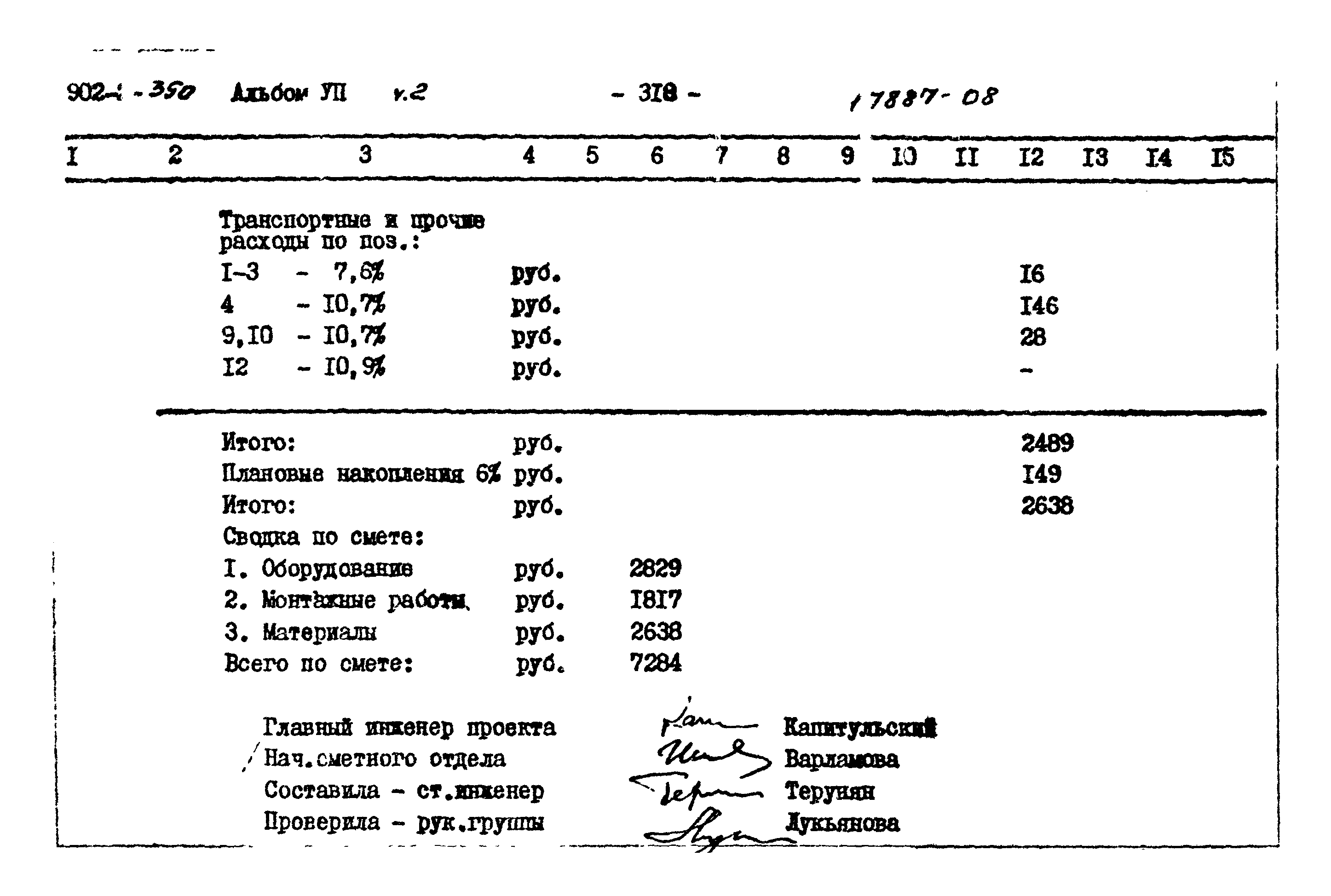 Типовой проект 902-2-350