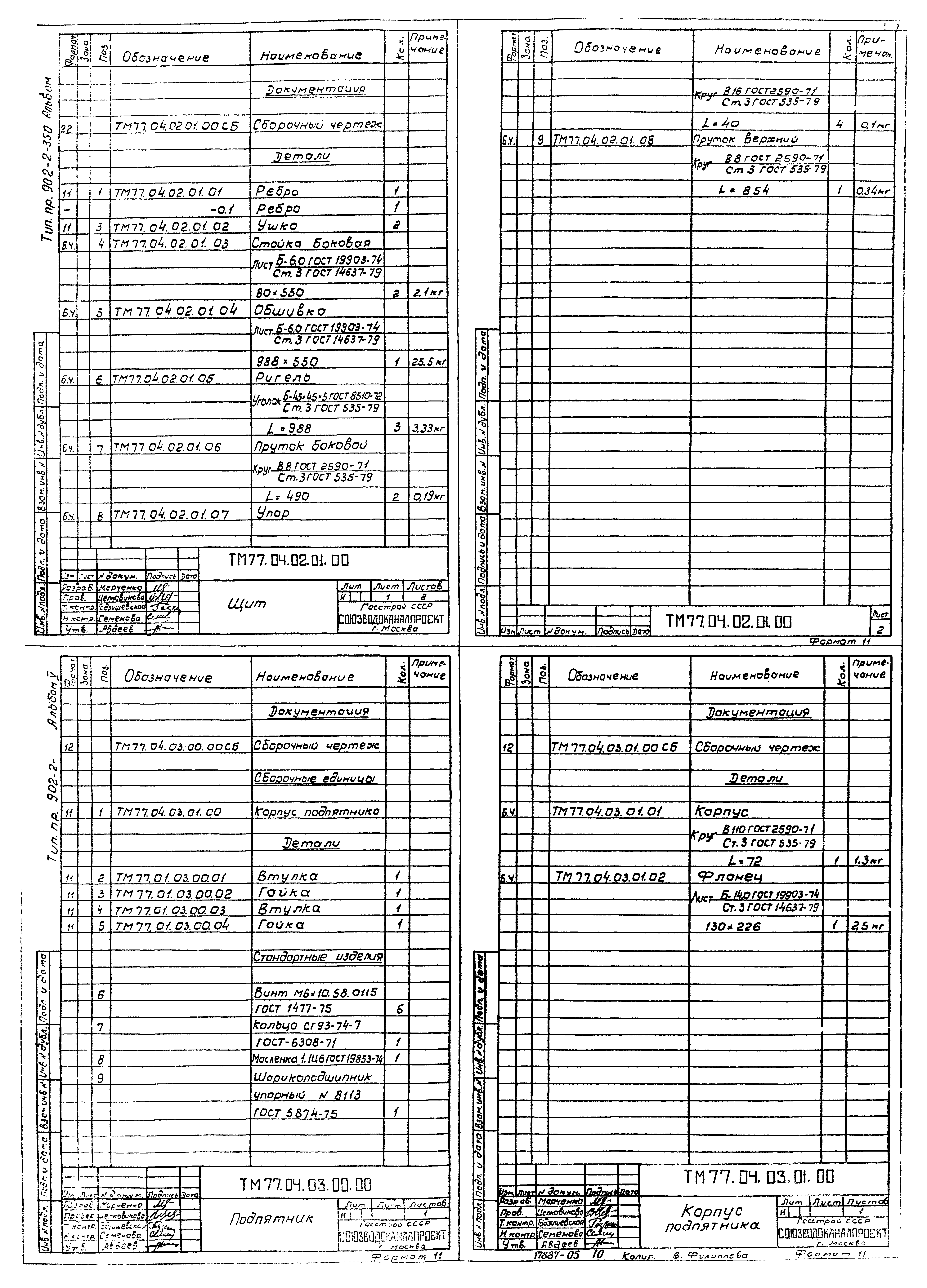 Типовой проект 902-2-350