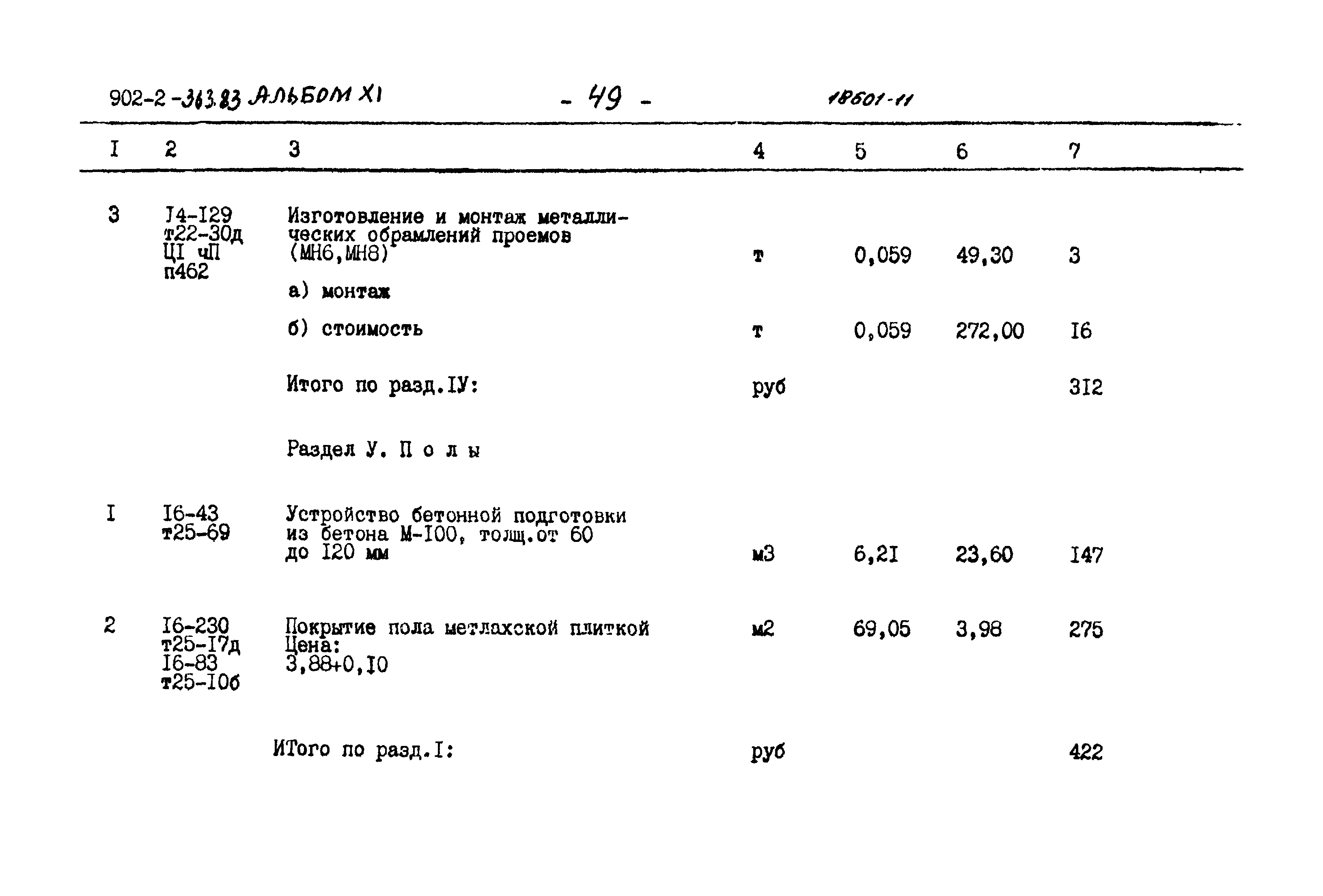 Типовой проект 902-2-363.83