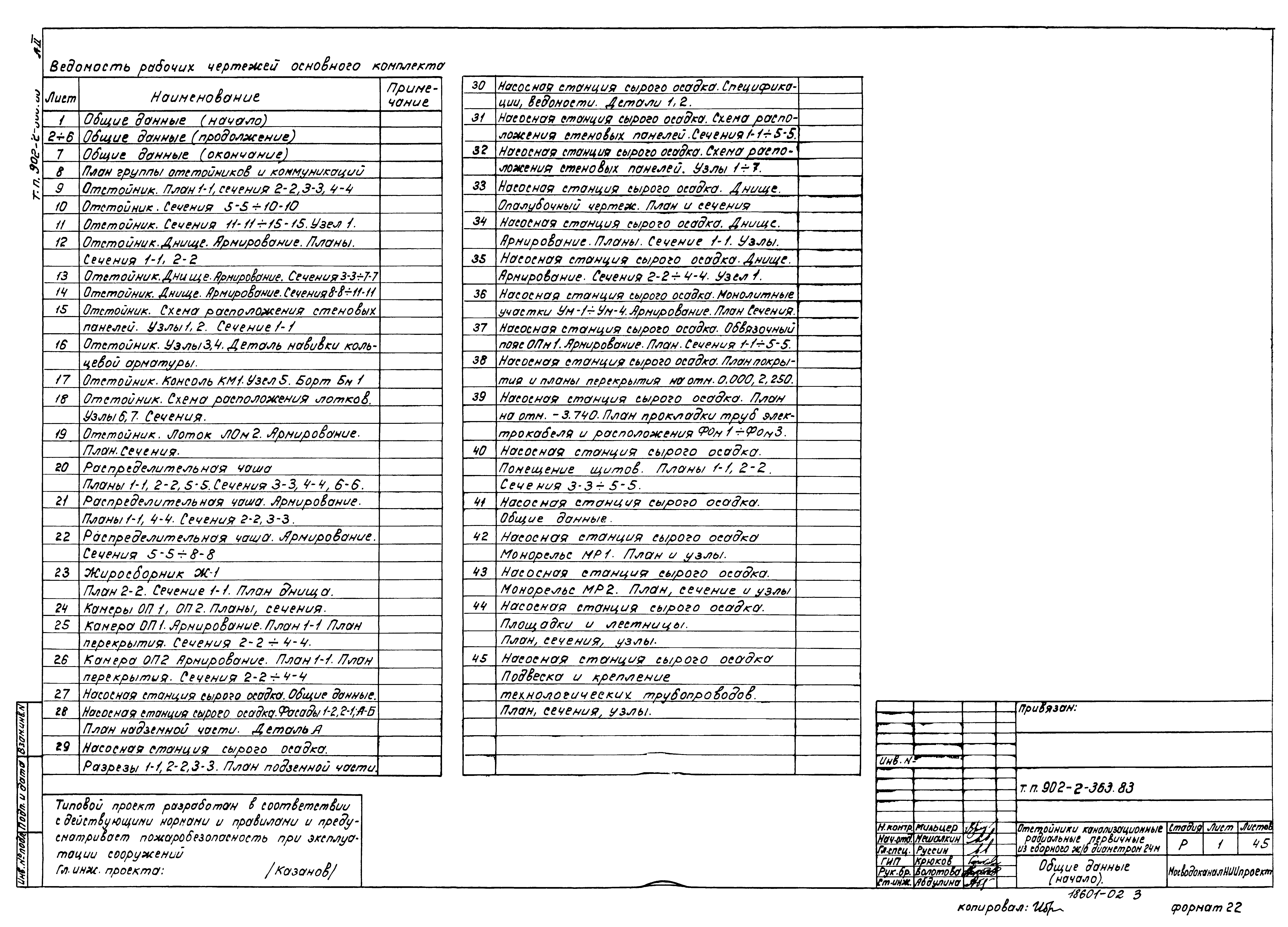 Типовой проект 902-2-363.83