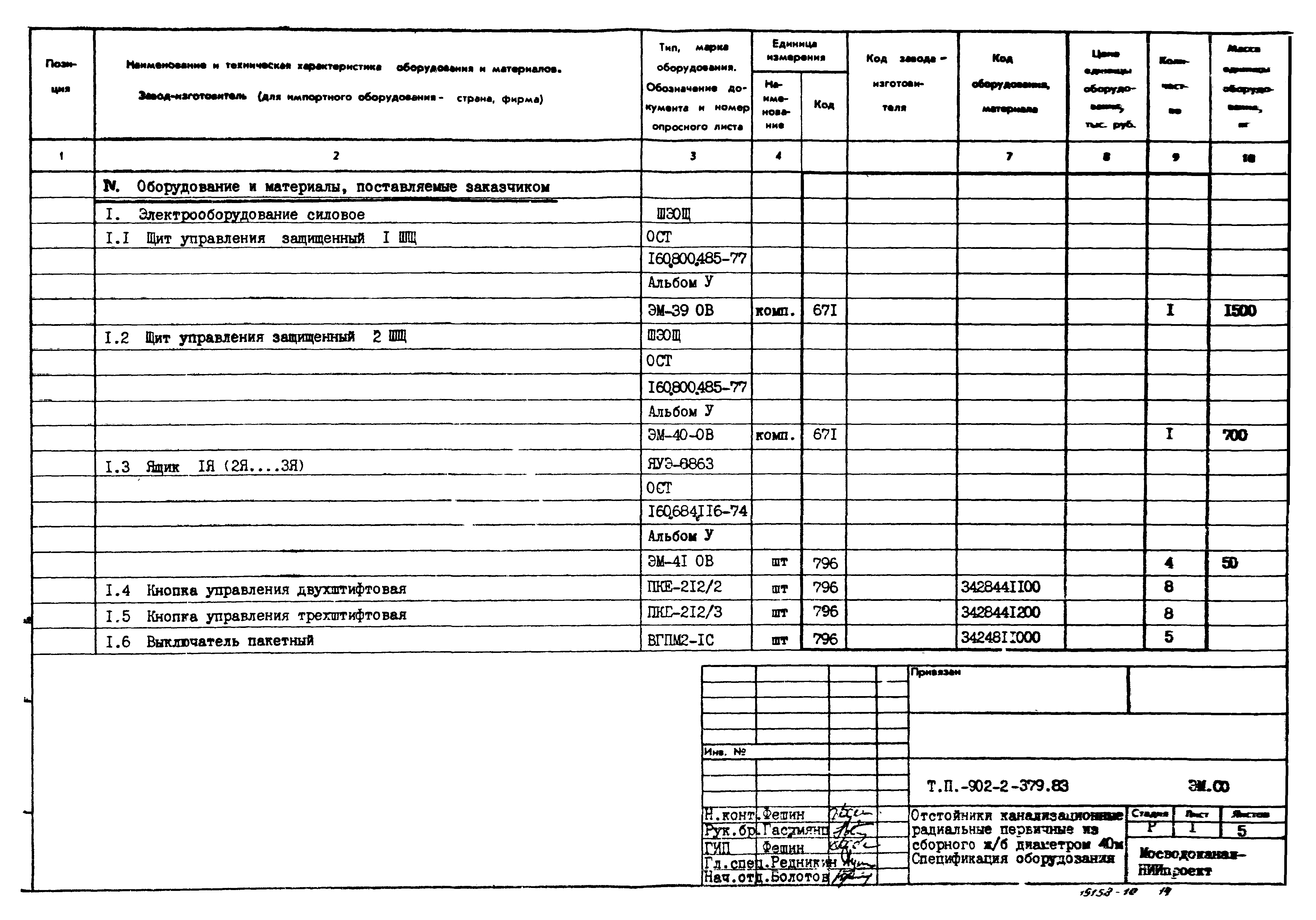 Типовой проект 902-2-379.83